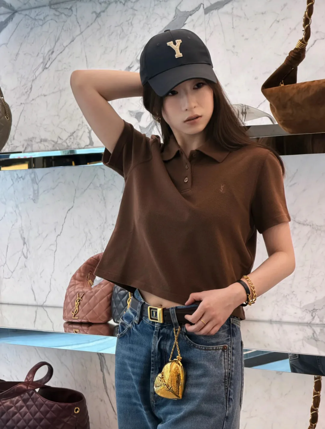 Рубашки Женские Saint Laurent 17183919
