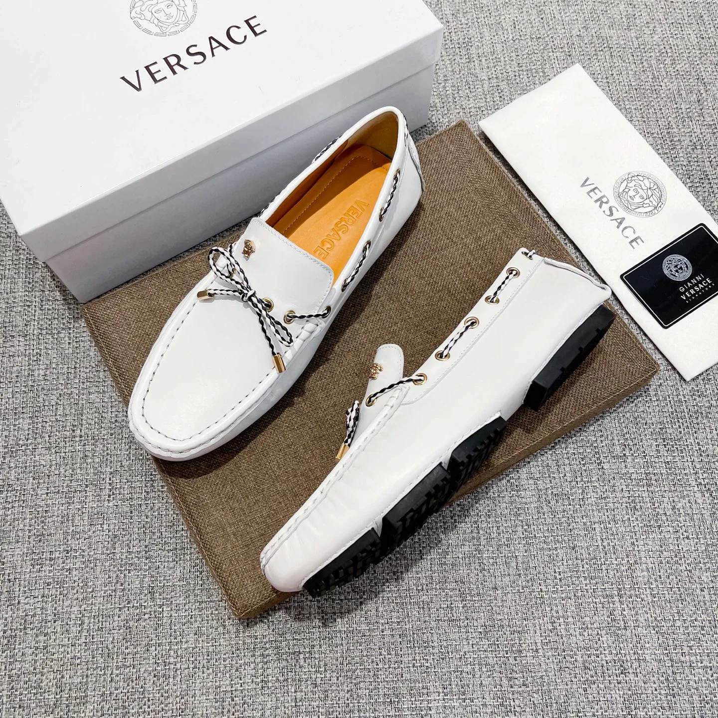 Мокасины Мужские Versace 1872443