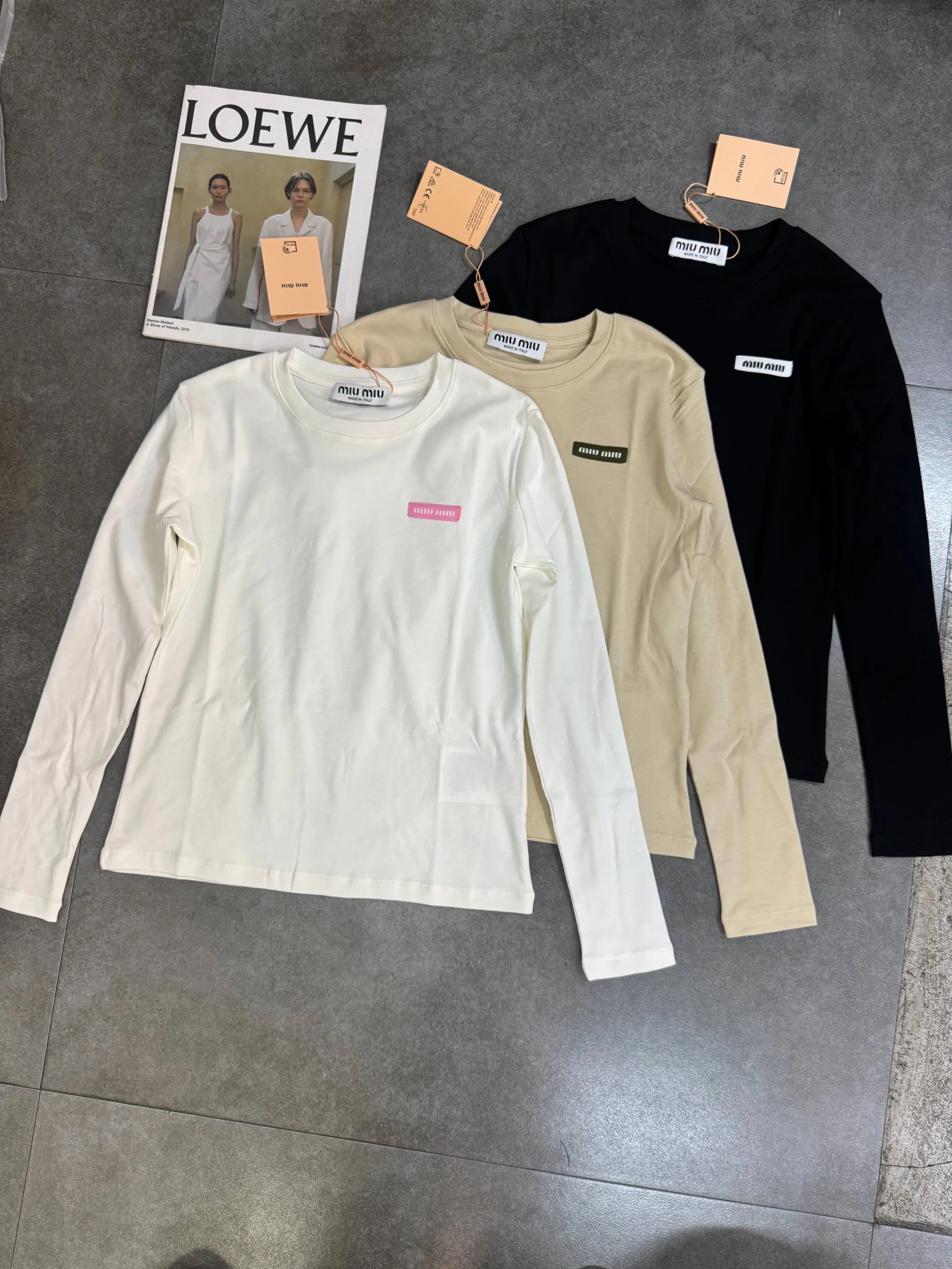 Лонгсливы Женские Miu Miu 17596751