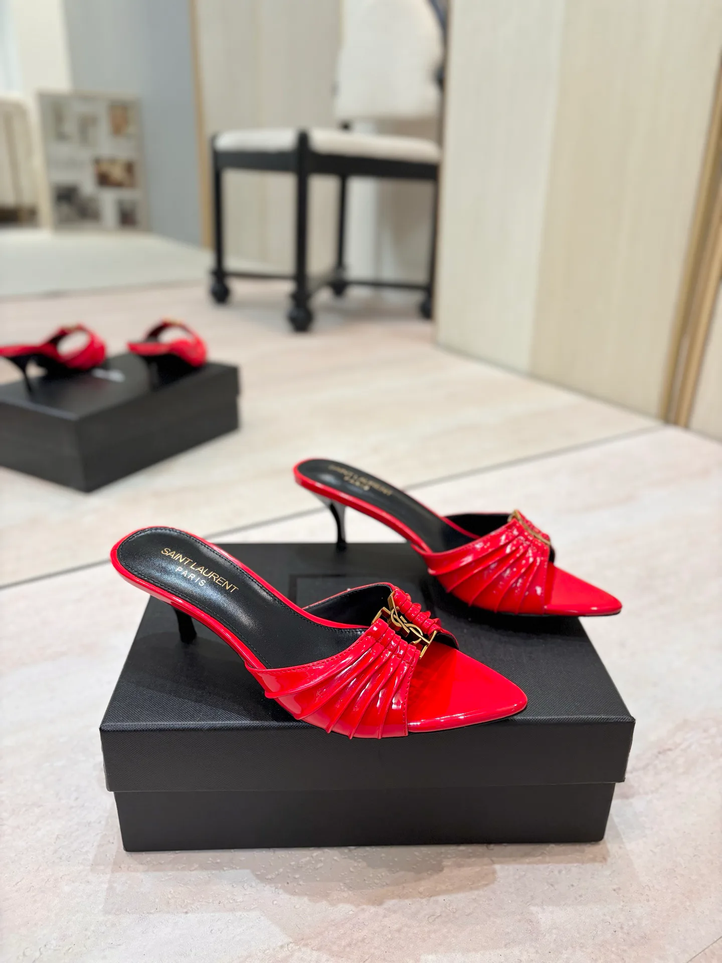 Мюли И Сабо Женские Saint Laurent 17476079