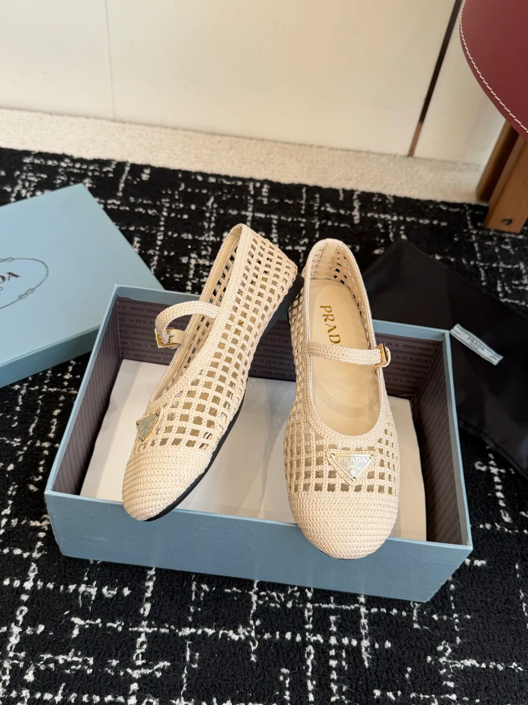 Балетки Женские Prada 13748946