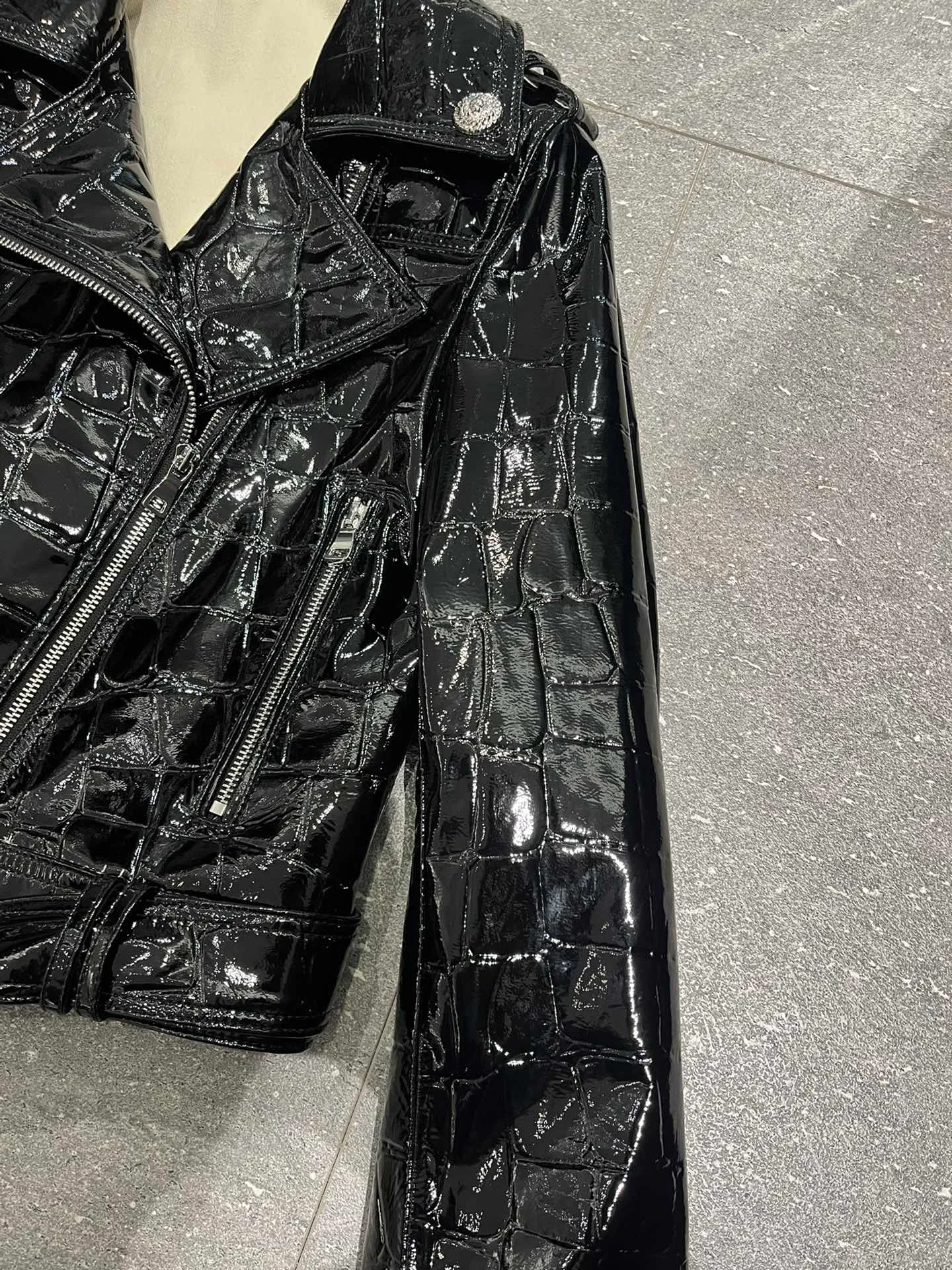 Кожаные Куртки И Дублёнки Женские Balmain 10088579