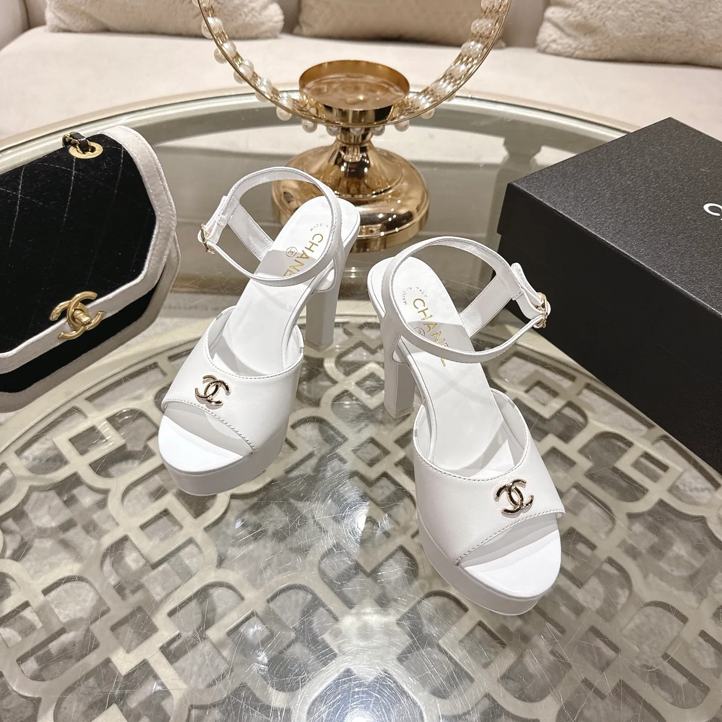 Босоножки Женские Chanel 9361036