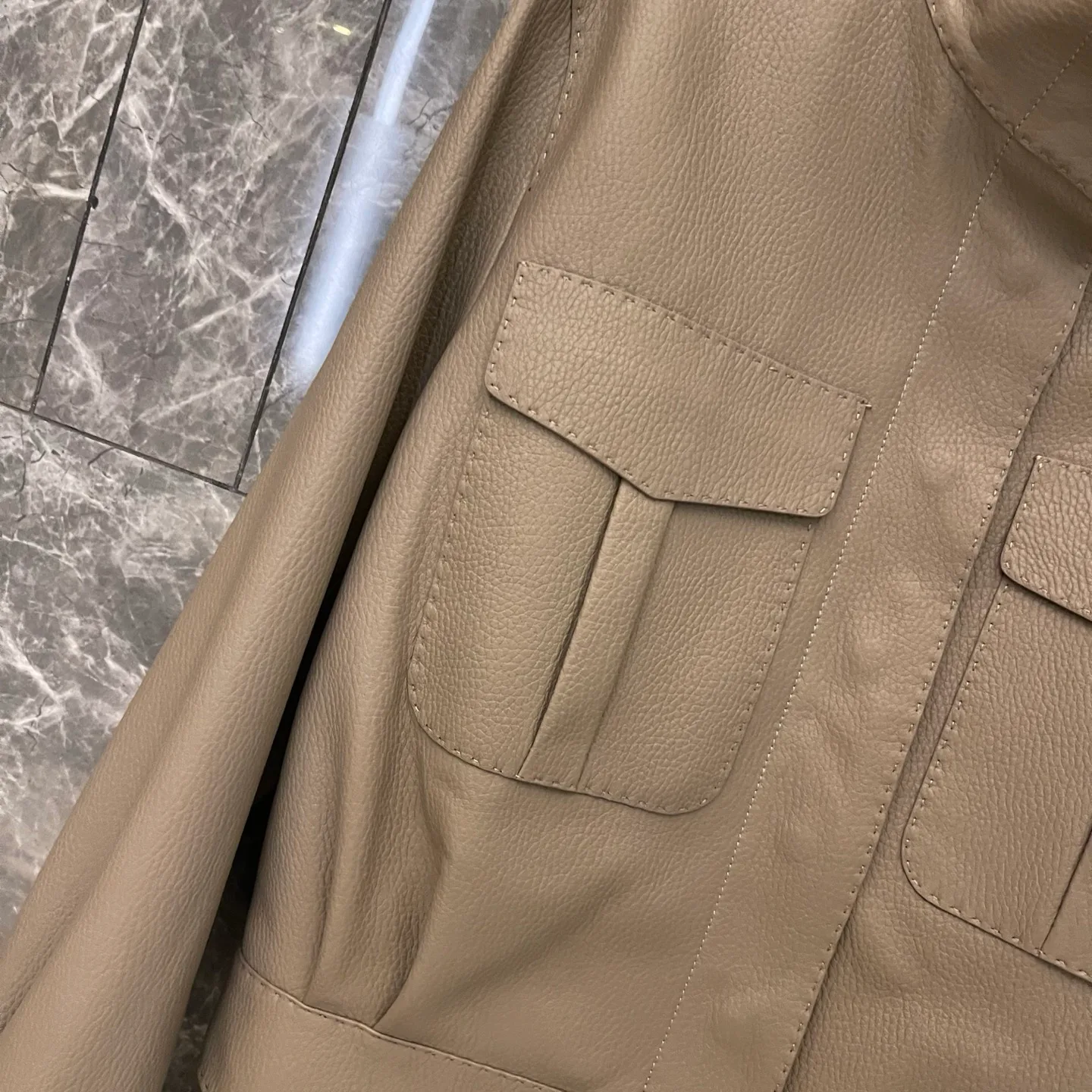 Кожаные Куртки И Дублёнки Женские Hermes 1805911