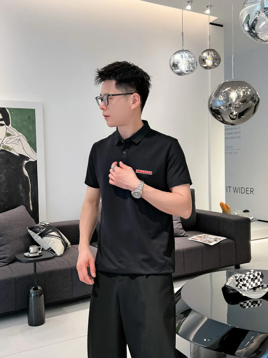 Рубашки Мужские Prada 17348993
