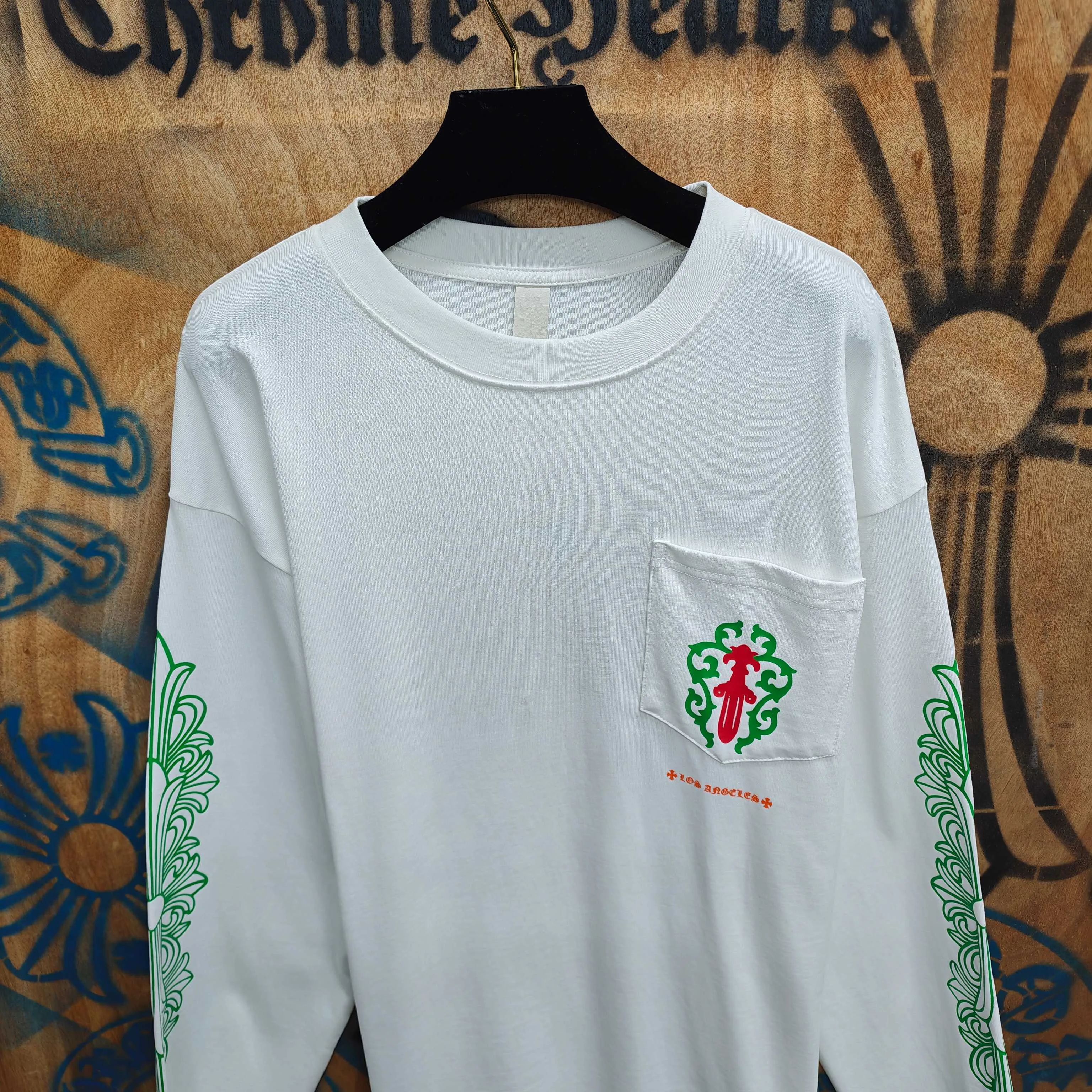 Лонгсливы Мужские Chrome Hearts 11808767