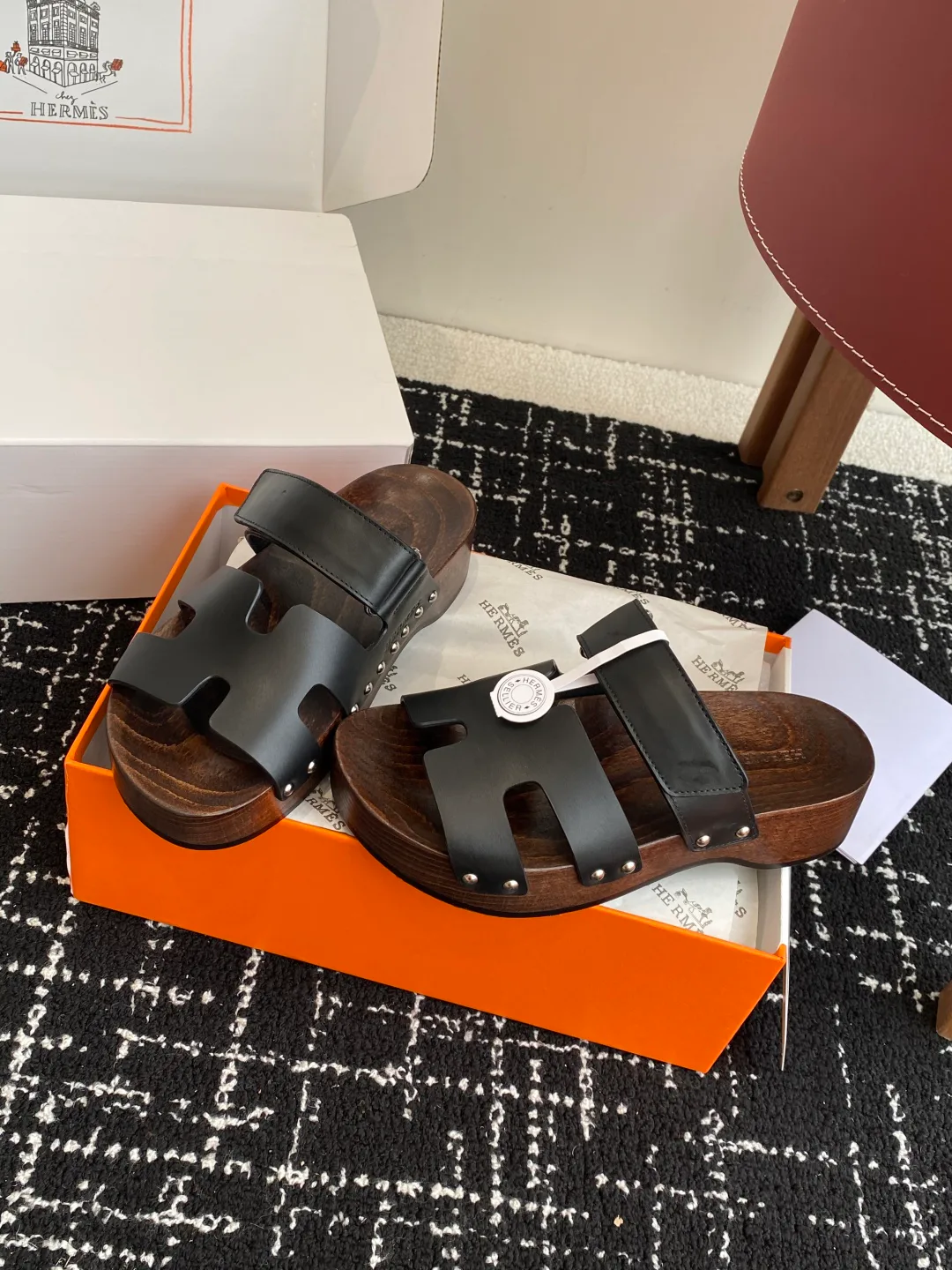 Шлепанцы Женские Hermes 35272