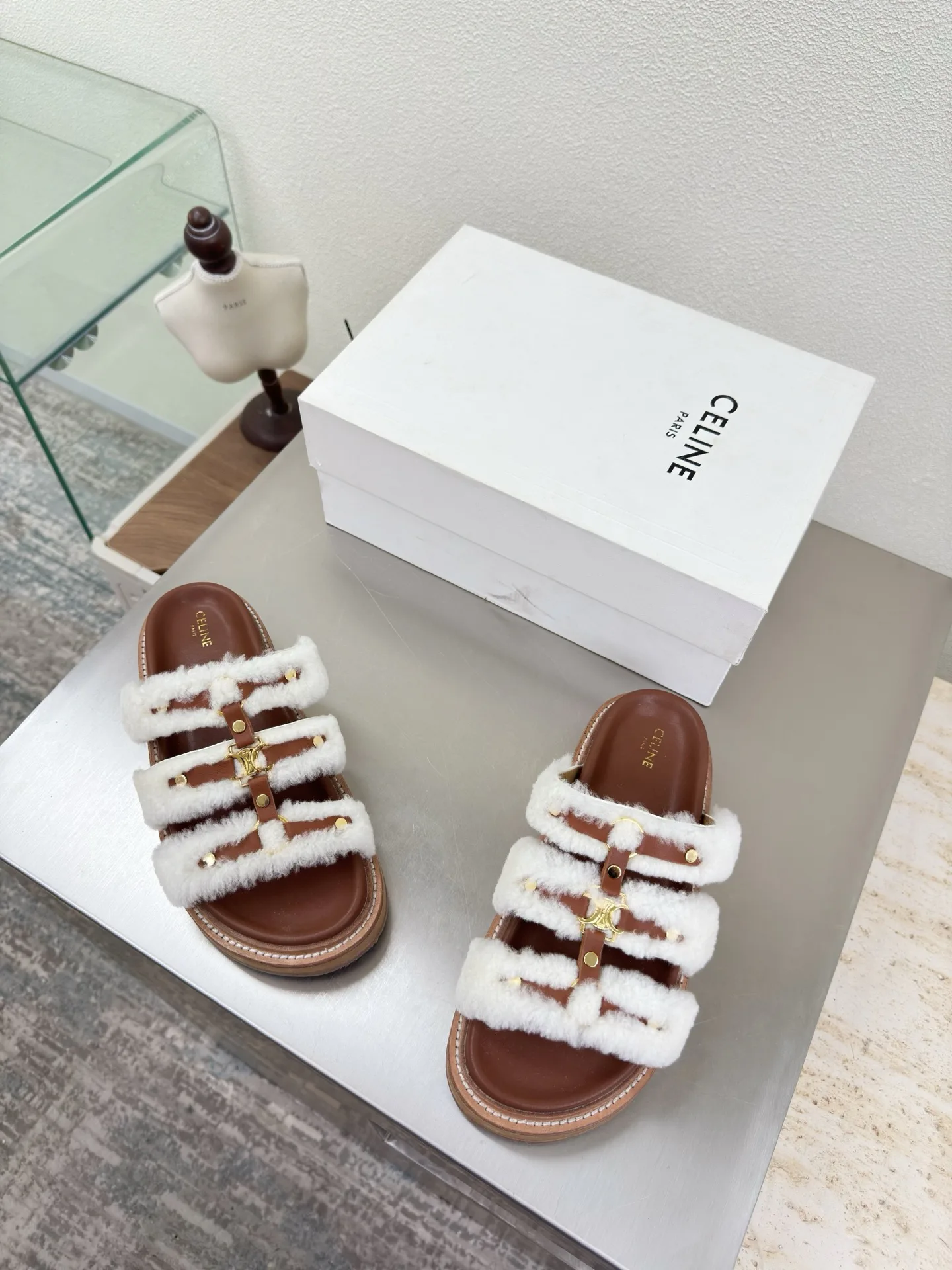 Шлепанцы Женские Celine 5084457