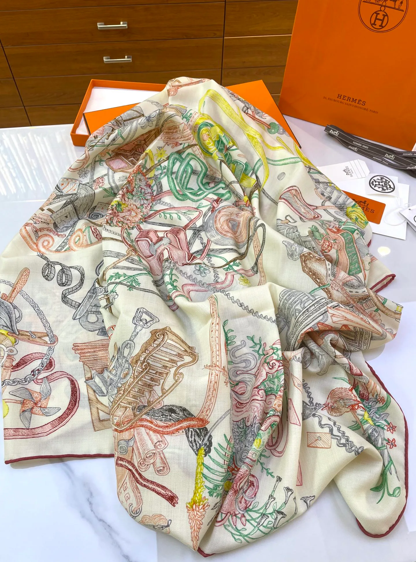 Шарфы Hermes 210311