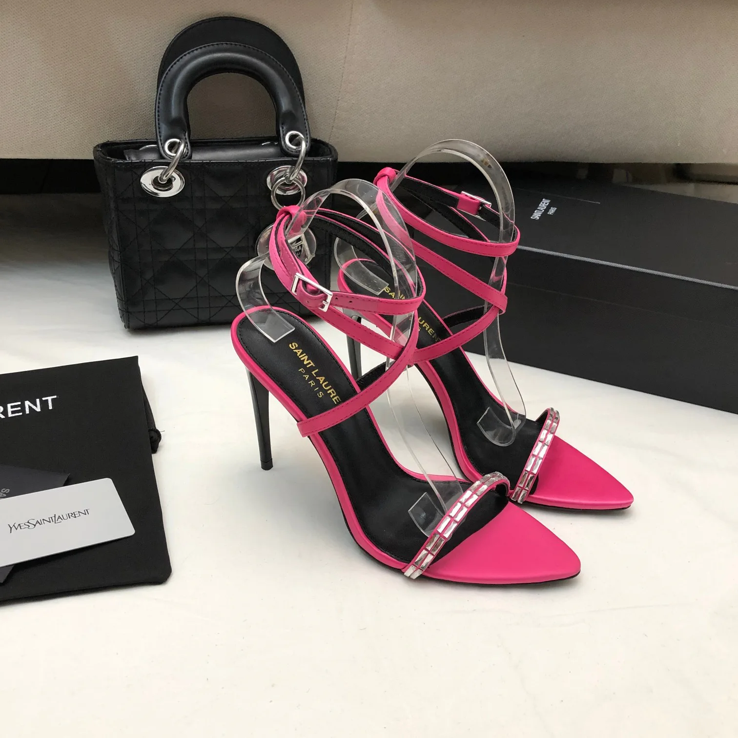 Босоножки Женские Saint Laurent 11220429