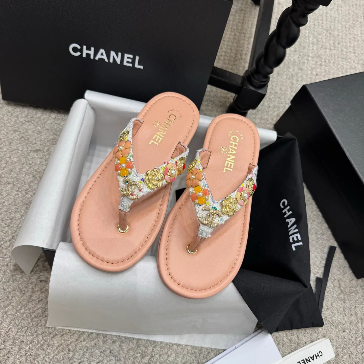 Шлепанцы Женские Chanel 36275