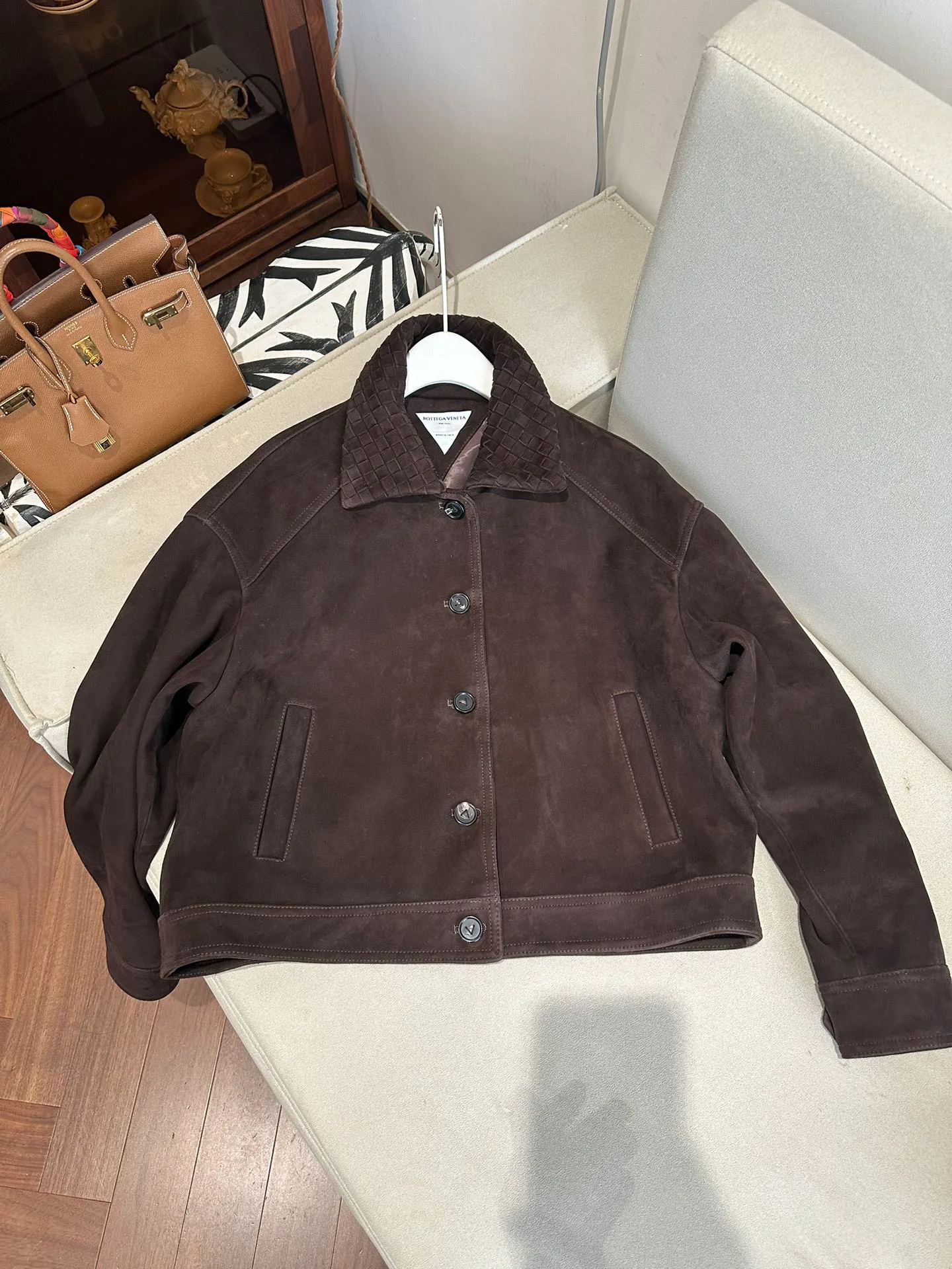 Кожаные Куртки И Дублёнки Женские Bottega Veneta 11460775