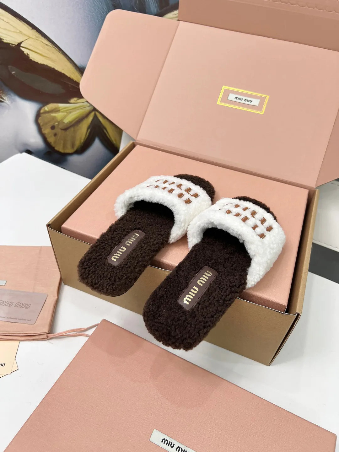 Тапочки Женские Miu Miu 472236