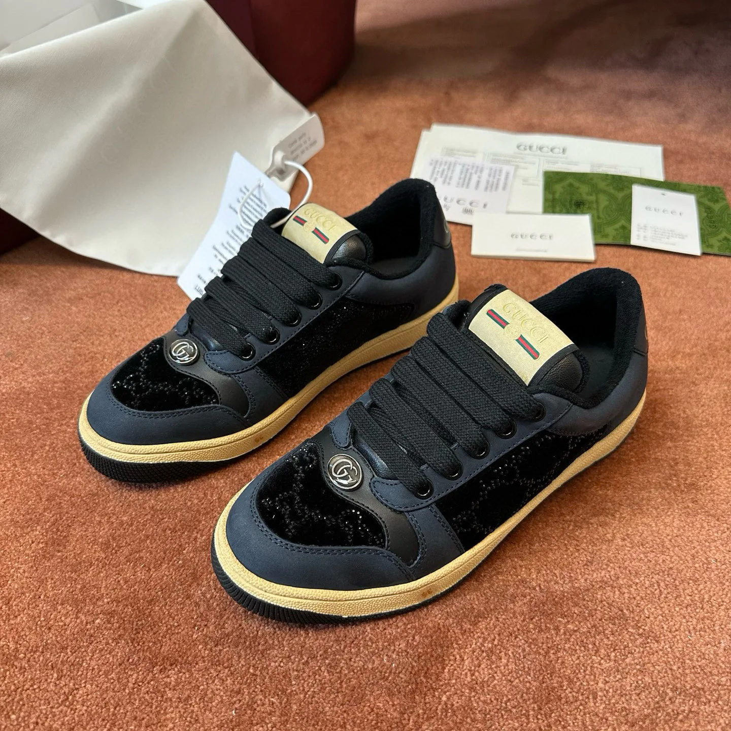 Кроссовки Женские Gucci 591649