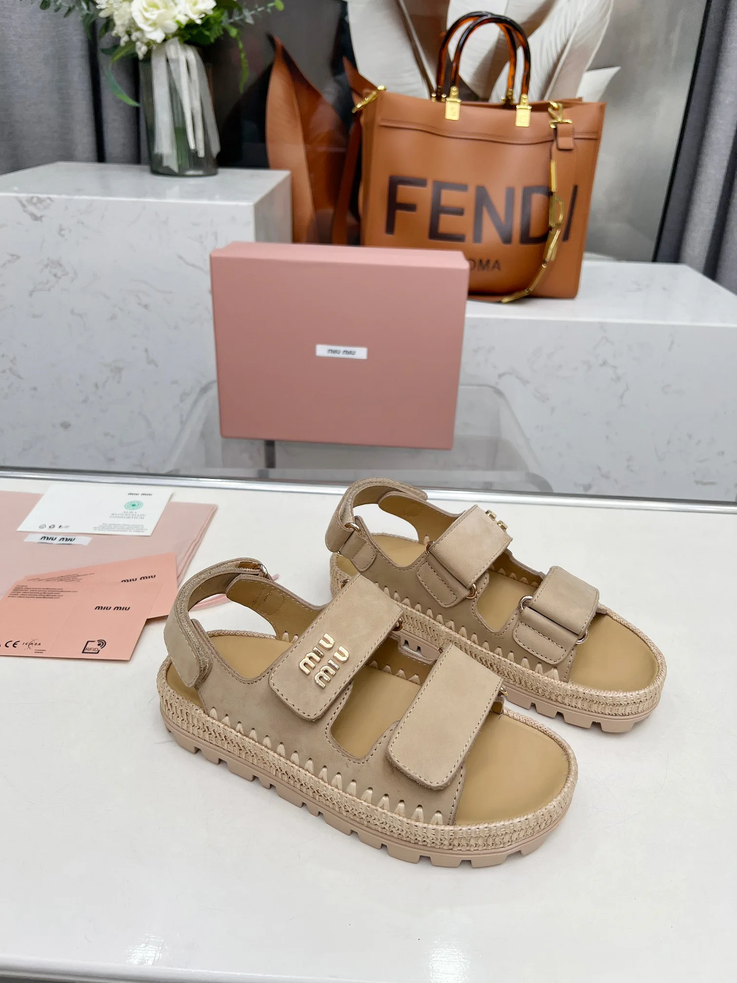 Сандалии Женские Miu Miu 18791