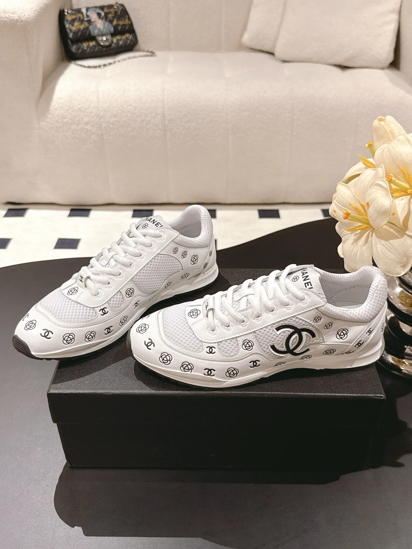 Кроссовки Женские Chanel 1769852
