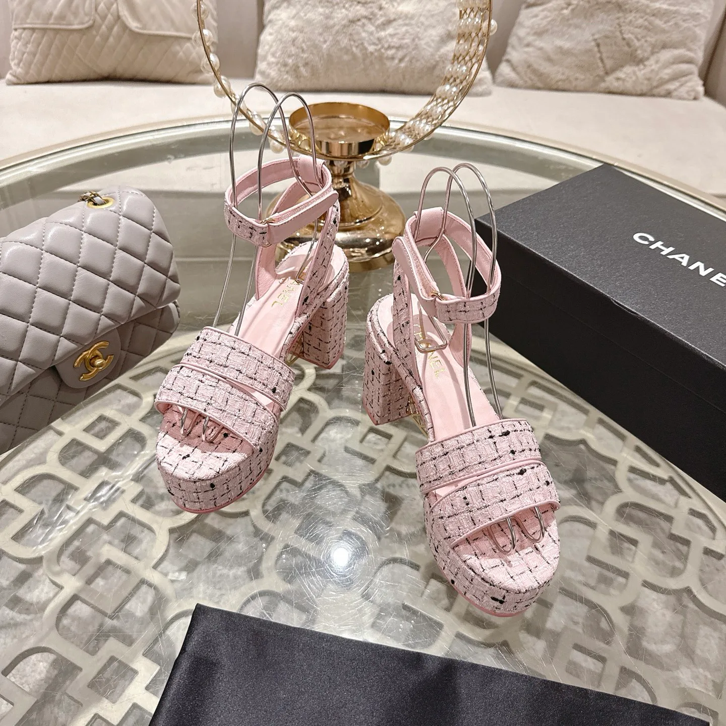 Босоножки Женские Chanel 9361029