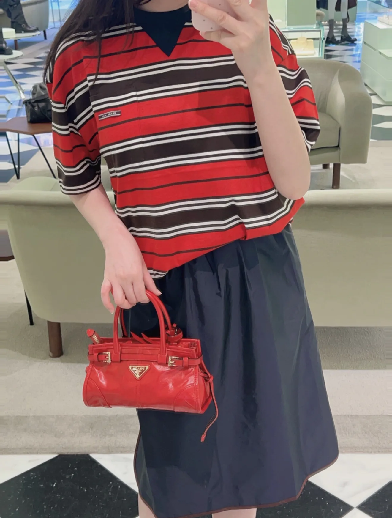 Футболки Женские Prada 4440117