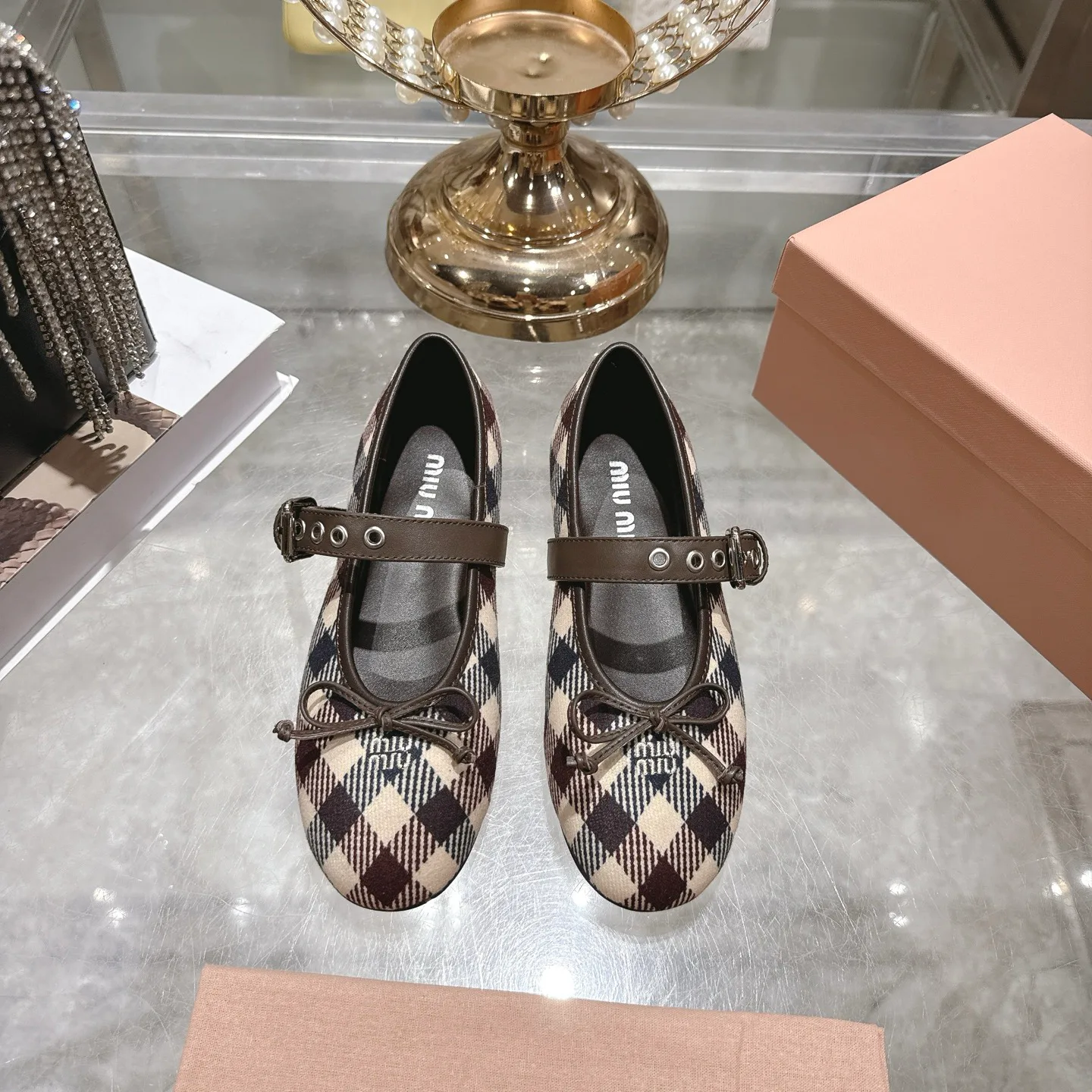 Балетки Женские Miu Miu 819511