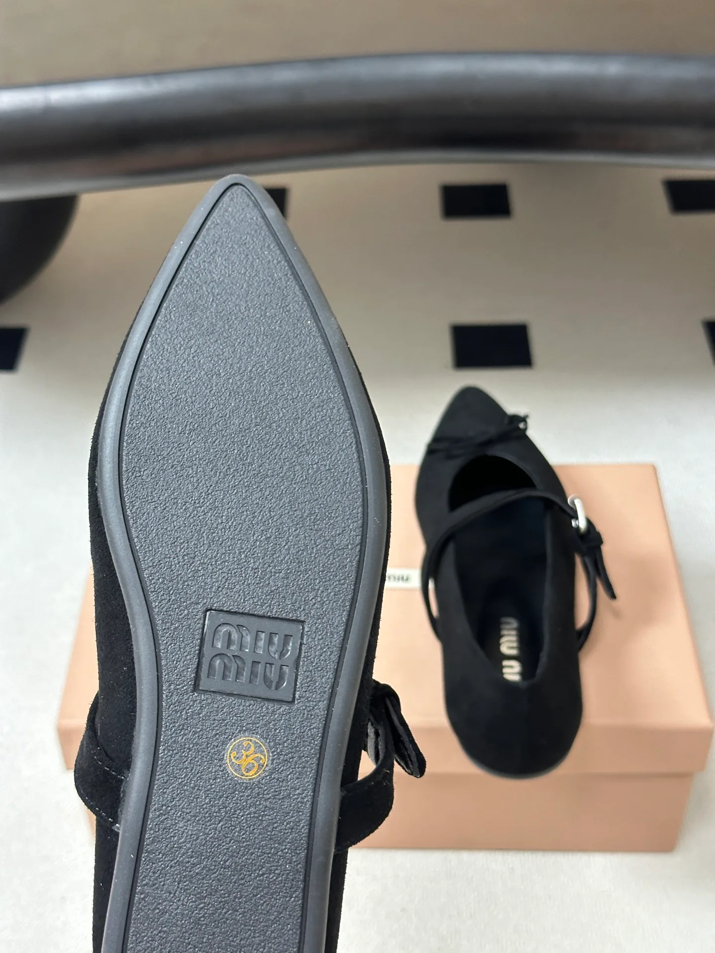 Балетки Женские Miu Miu 18049754