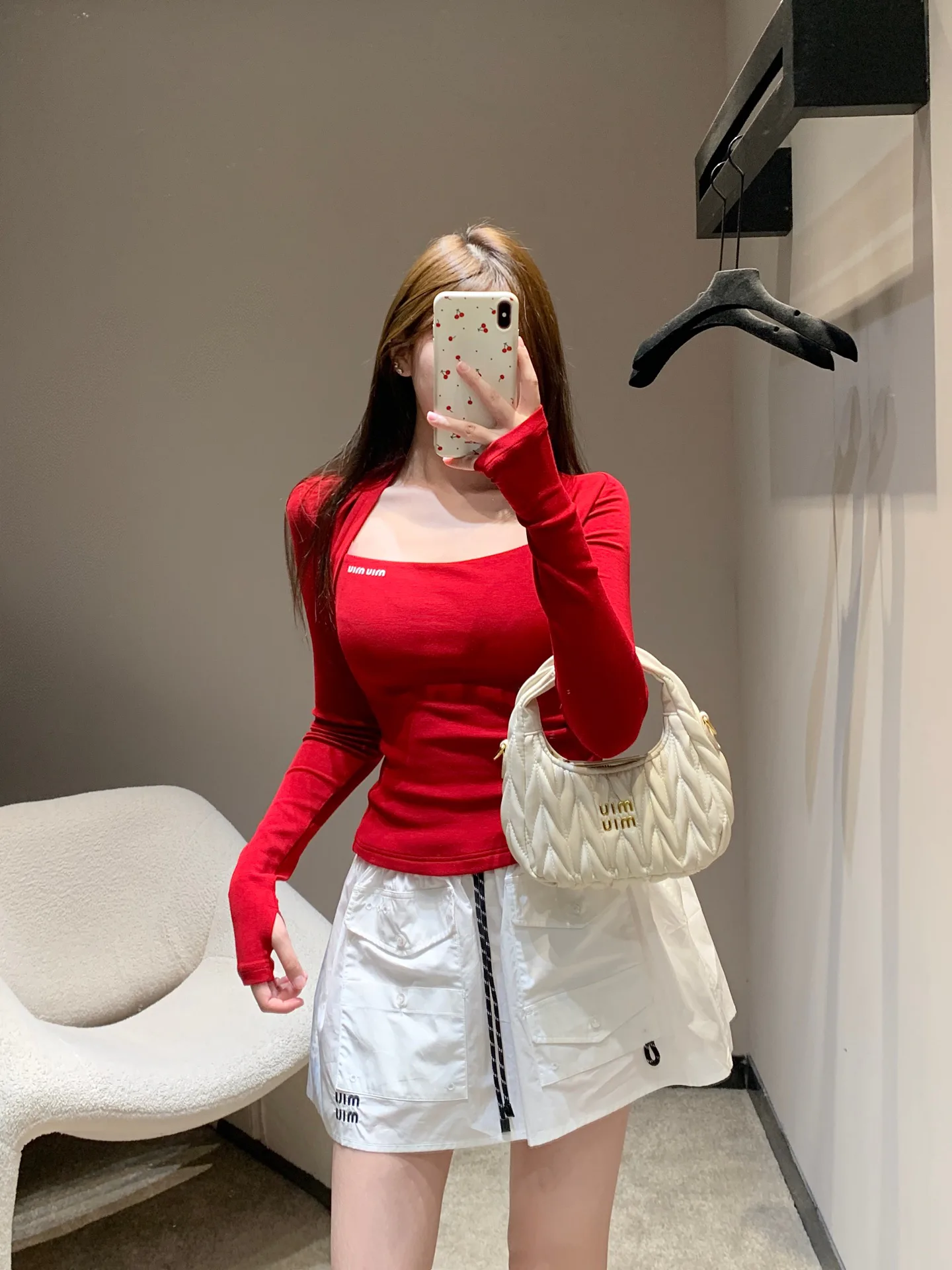 Лонгсливы Женские Miu Miu 2431898