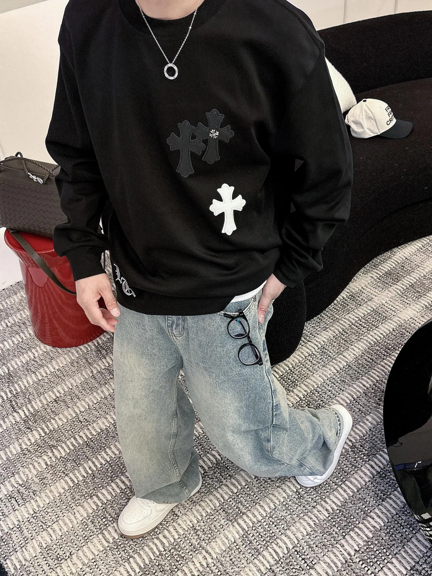 Свитшоты И Худи Мужские Chrome Hearts 787687