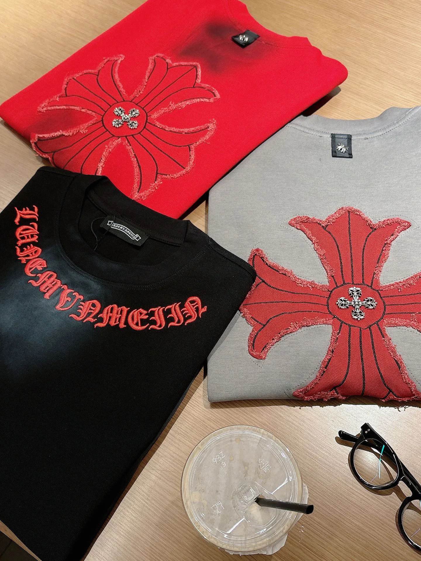 Футболки Мужские Chrome Hearts 787613