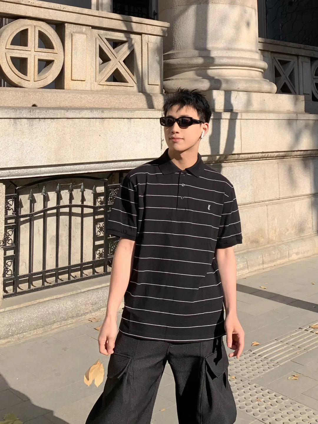 Рубашки Мужские Saint Laurent 4763909
