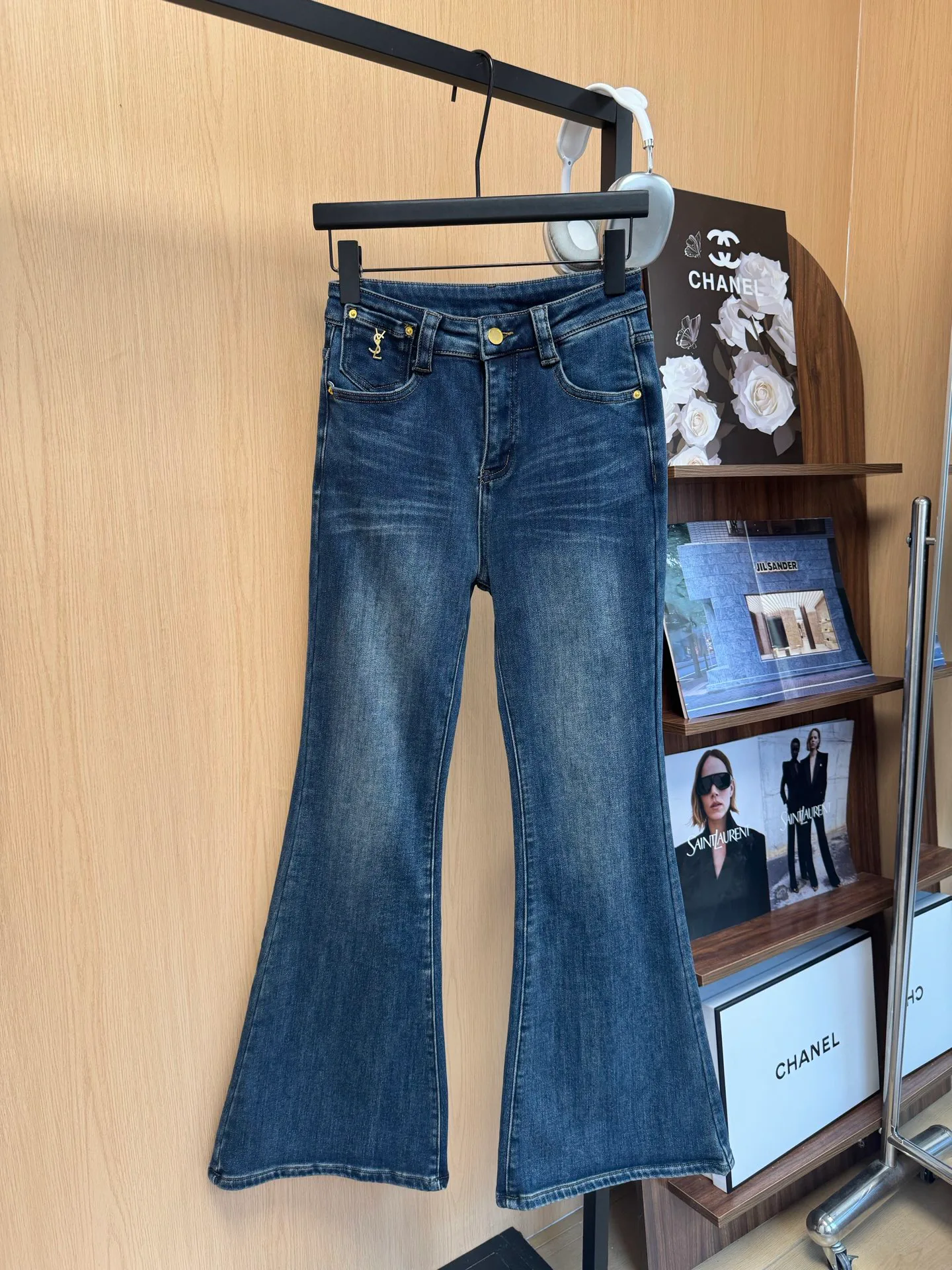 Джинсы Женские Saint Laurent 19588885