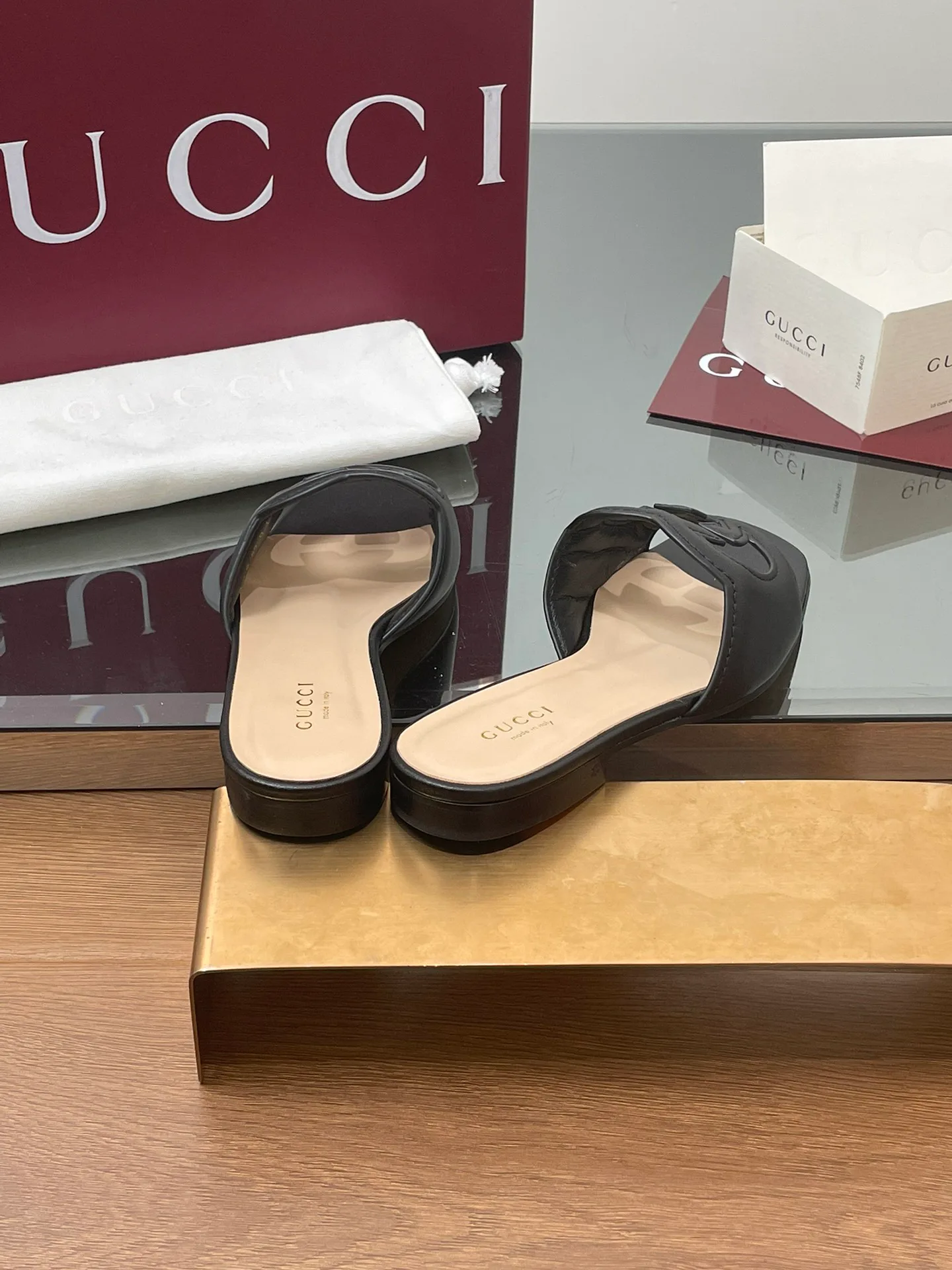 Шлепанцы Женские Gucci 11579