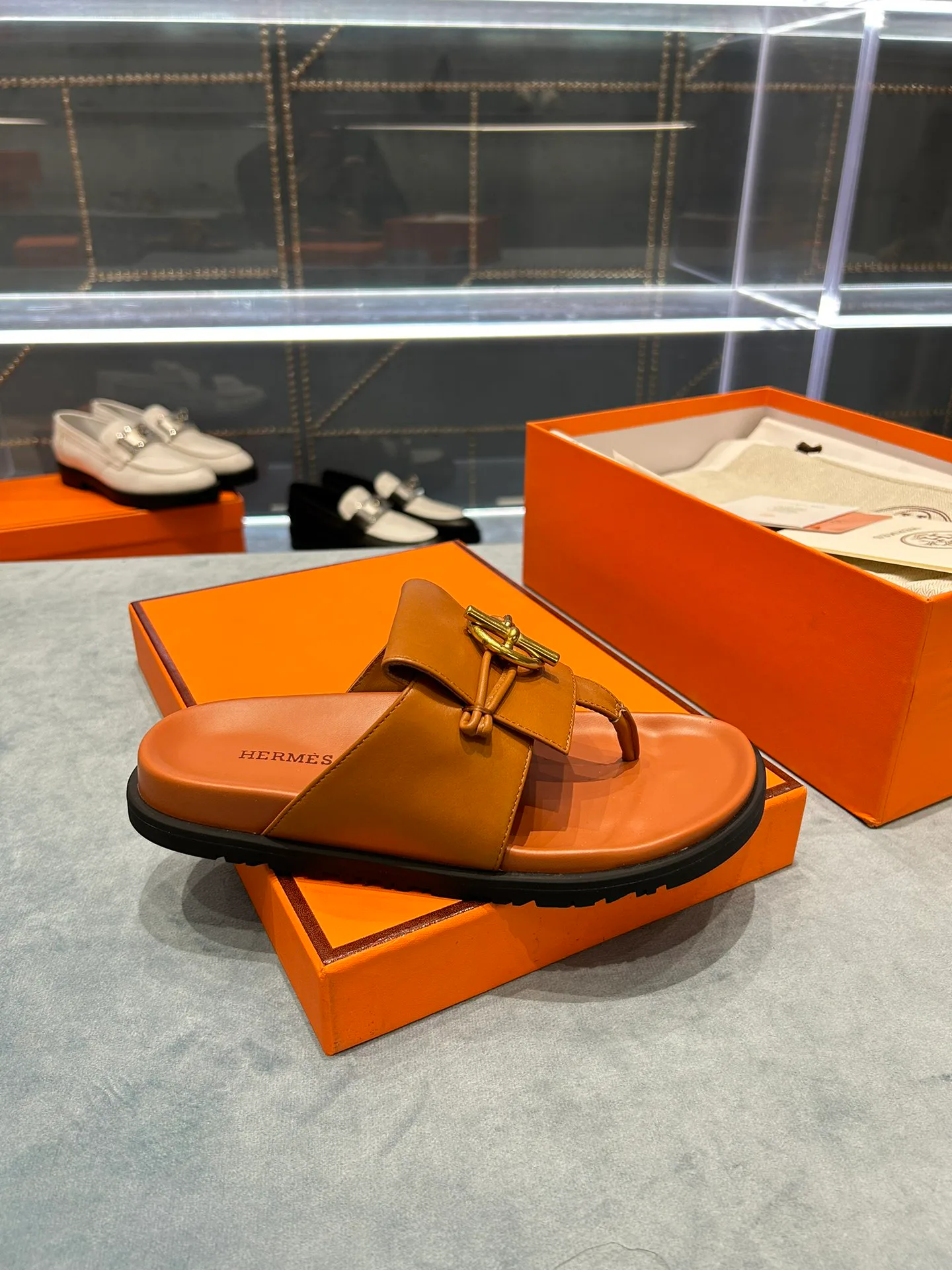 Шлепанцы Женские Hermes 23628