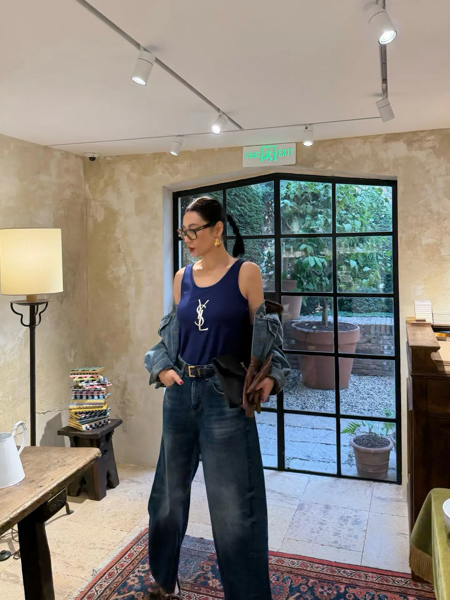 Топы Женские Saint Laurent 5051094