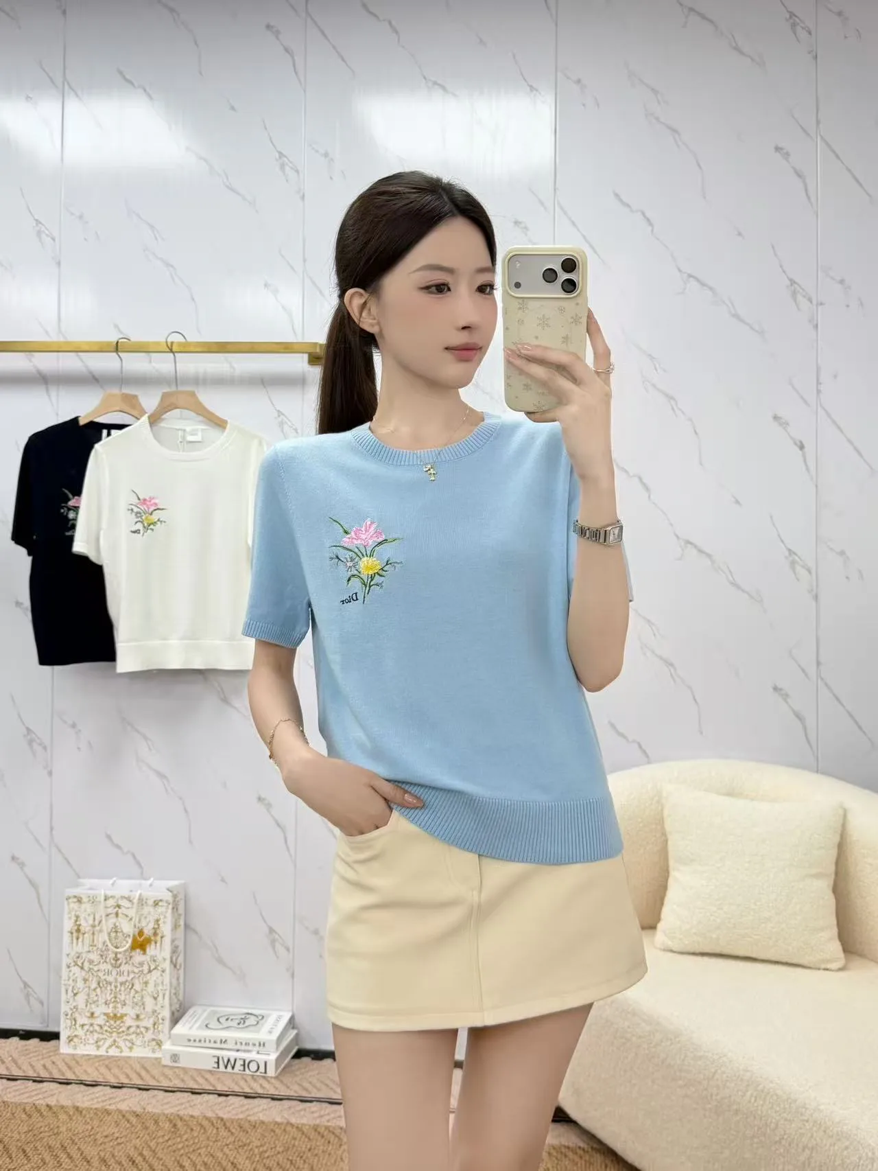 Футболки Женские Christian Dior 13340336