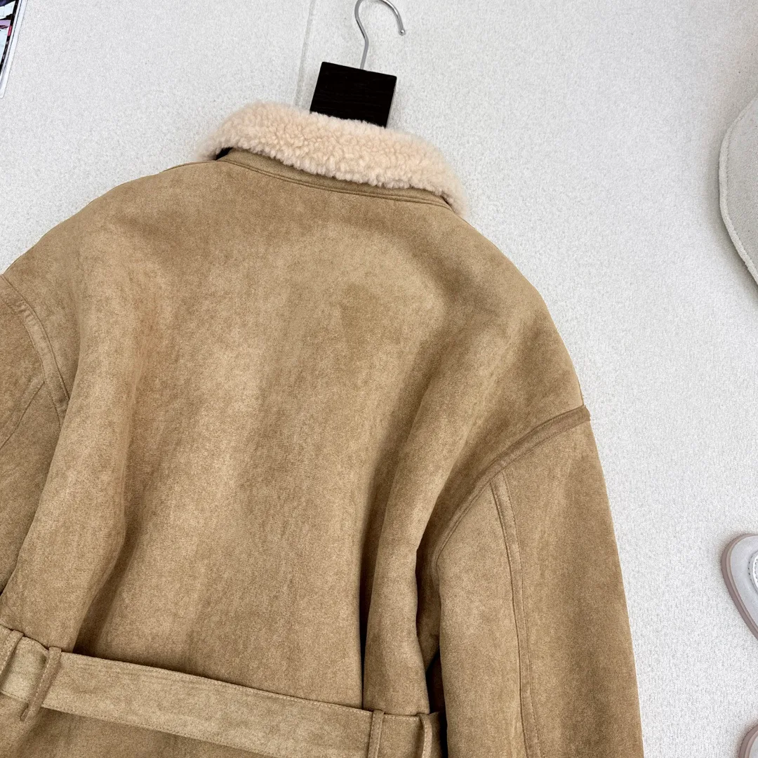 Кожаные Куртки И Дублёнки Женские Saint Laurent 548593