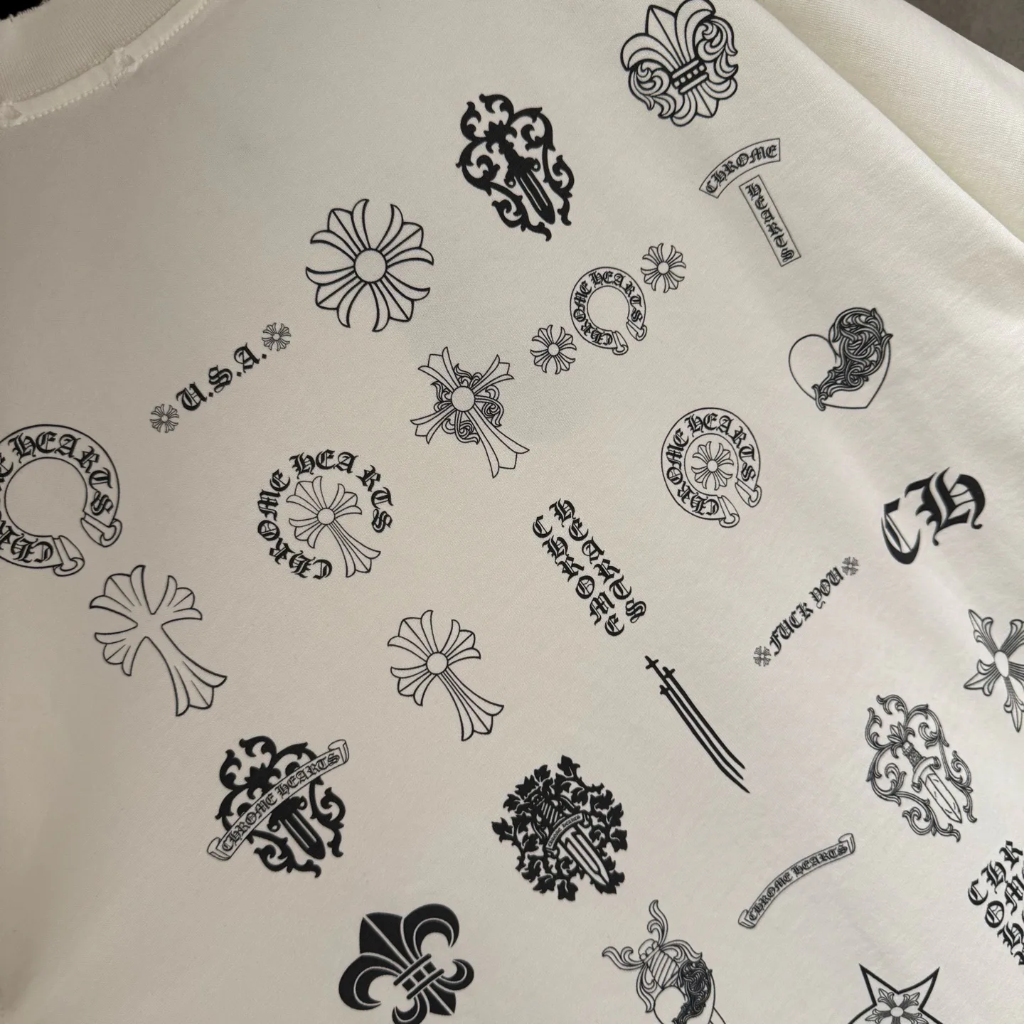 Футболки Мужские Chrome Hearts 11732416