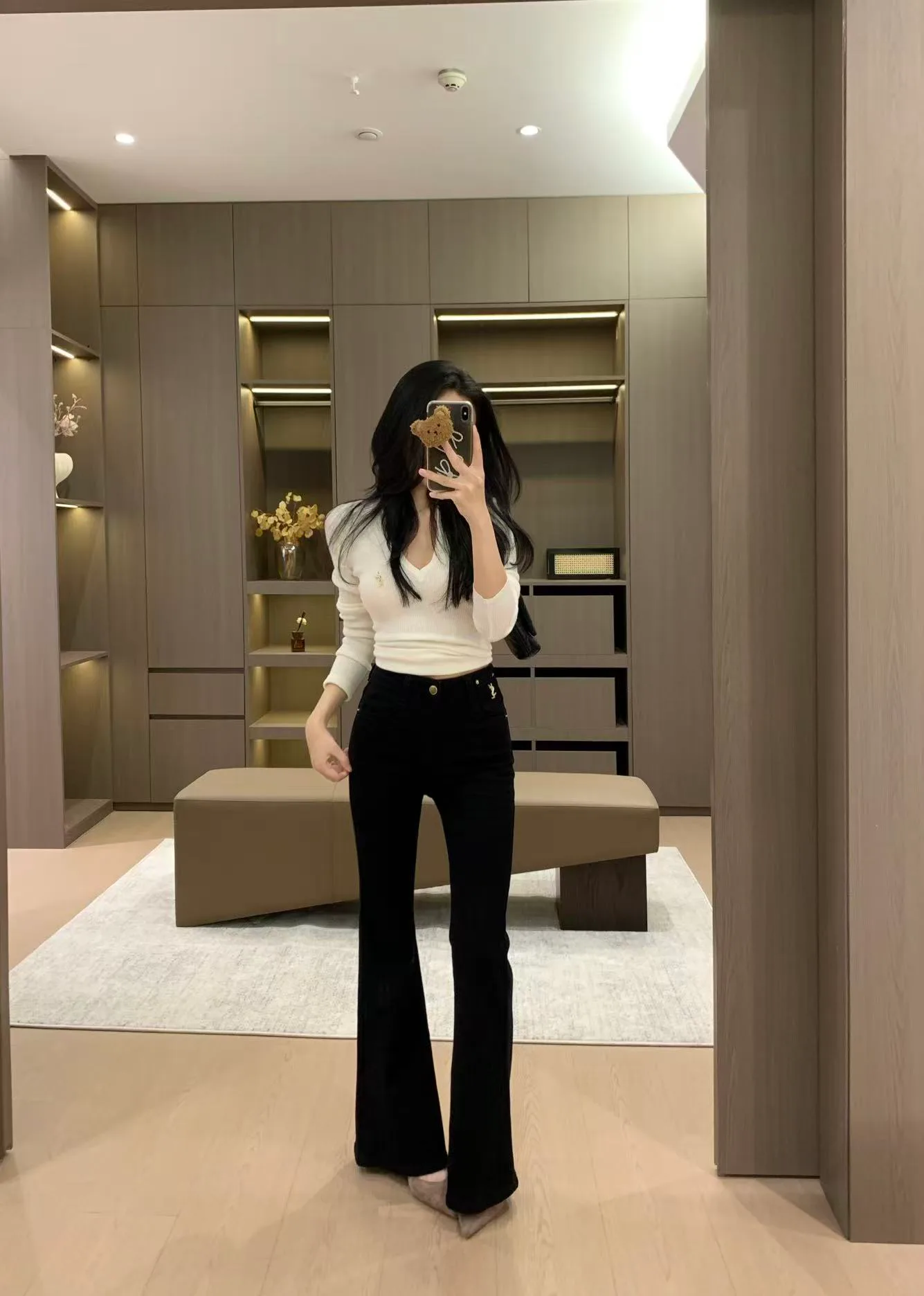 Джинсы Женские Saint Laurent 19588884