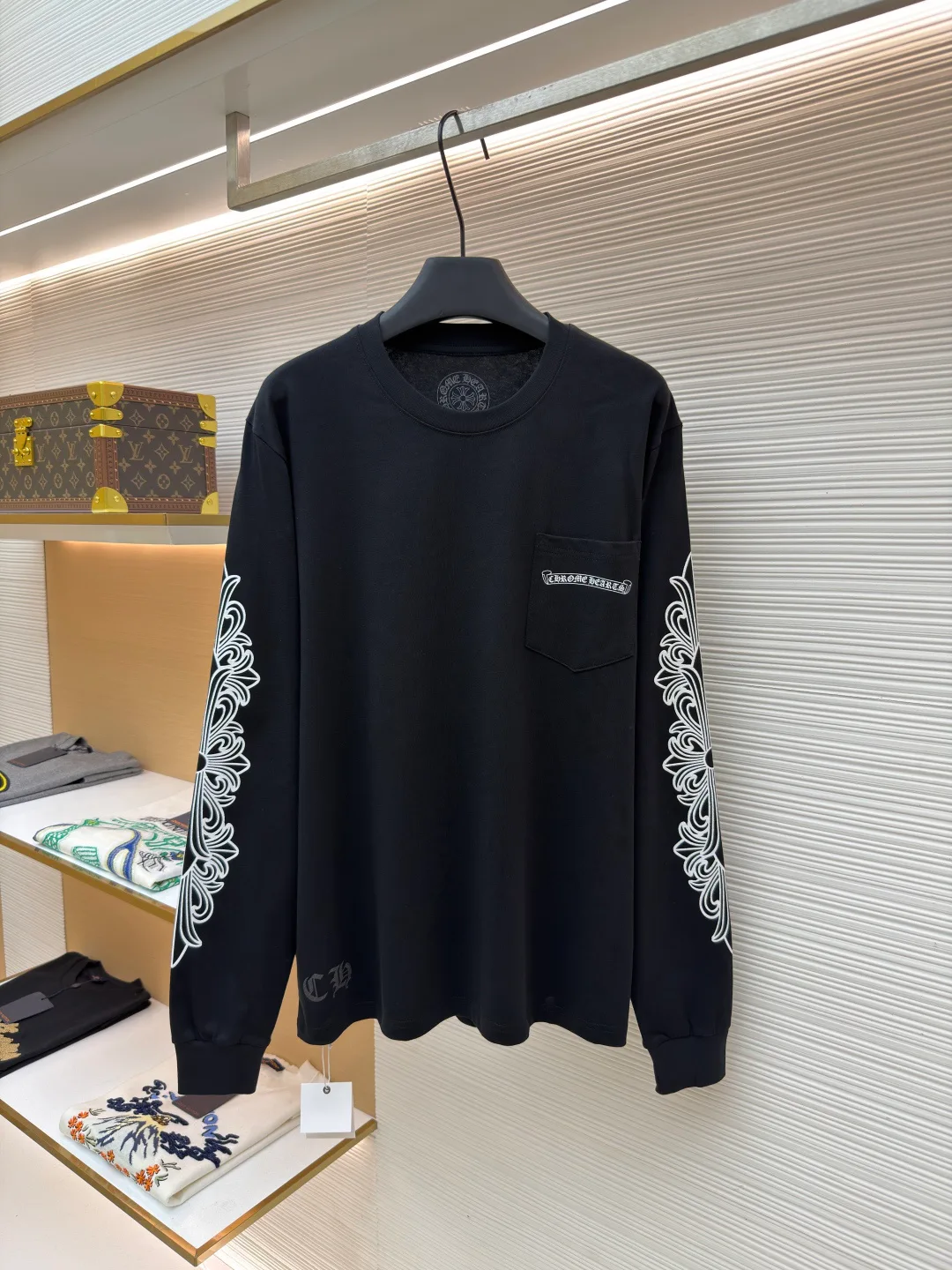 Лонгсливы Мужские Chrome Hearts 11399340