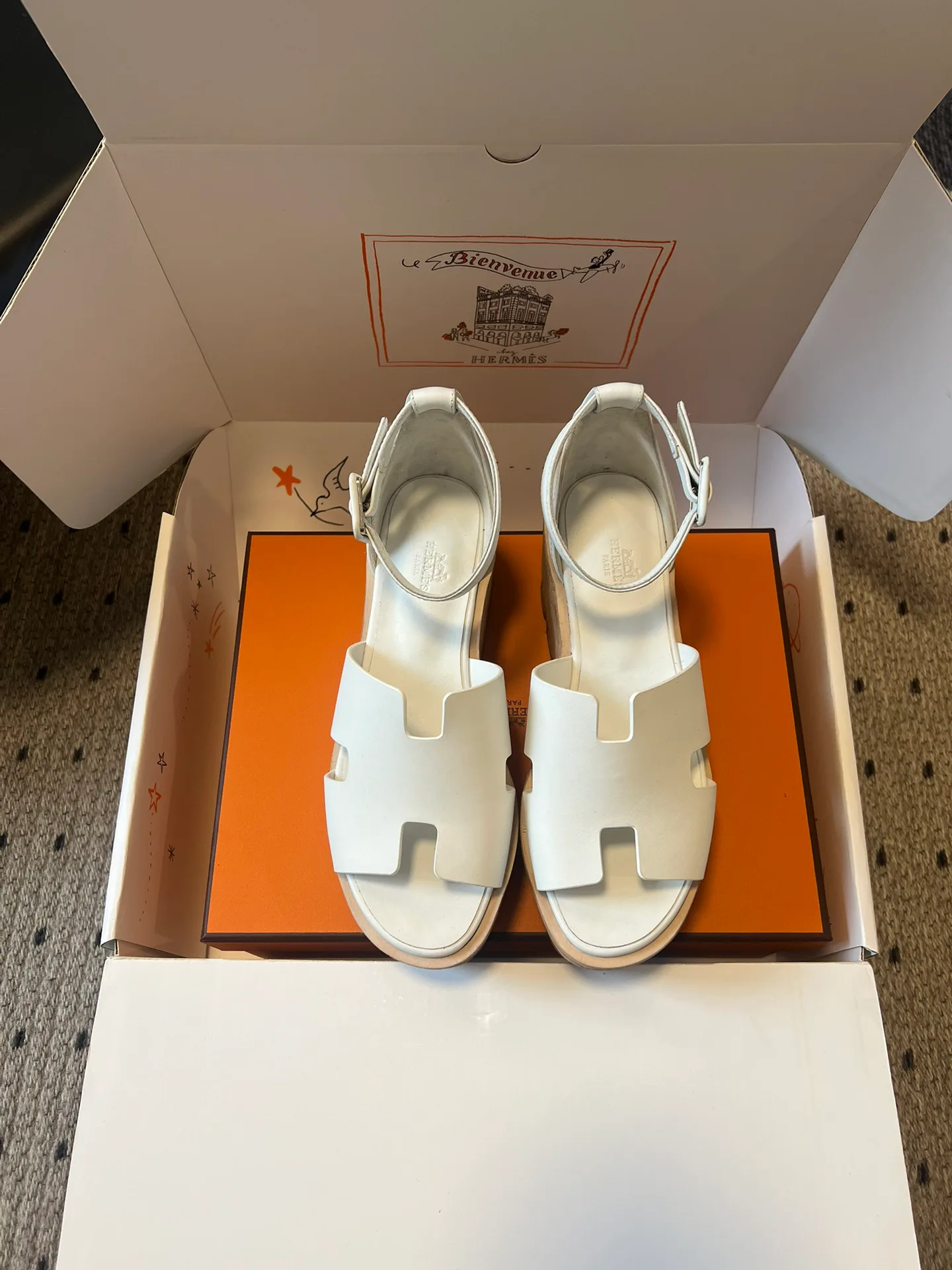 Босоножки Женские Hermes 11129443