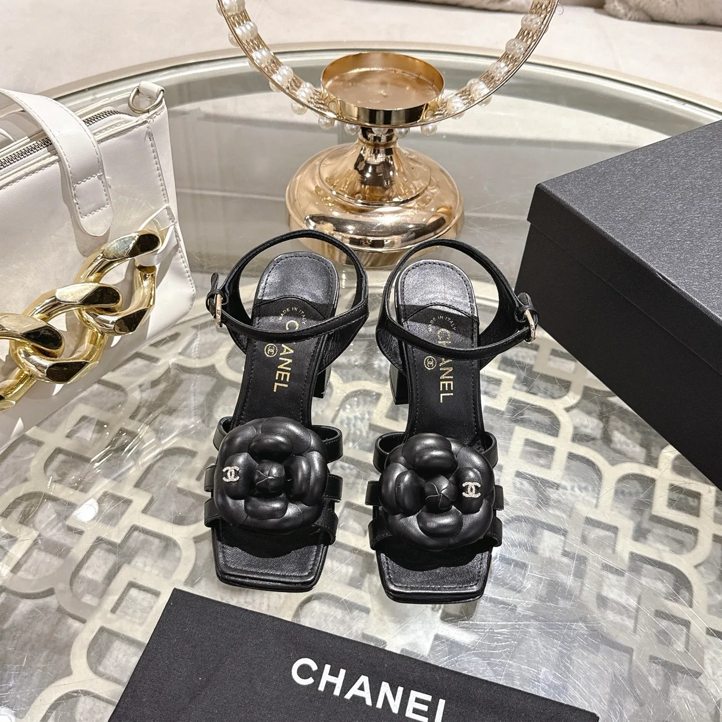 Босоножки Женские Chanel 12714886