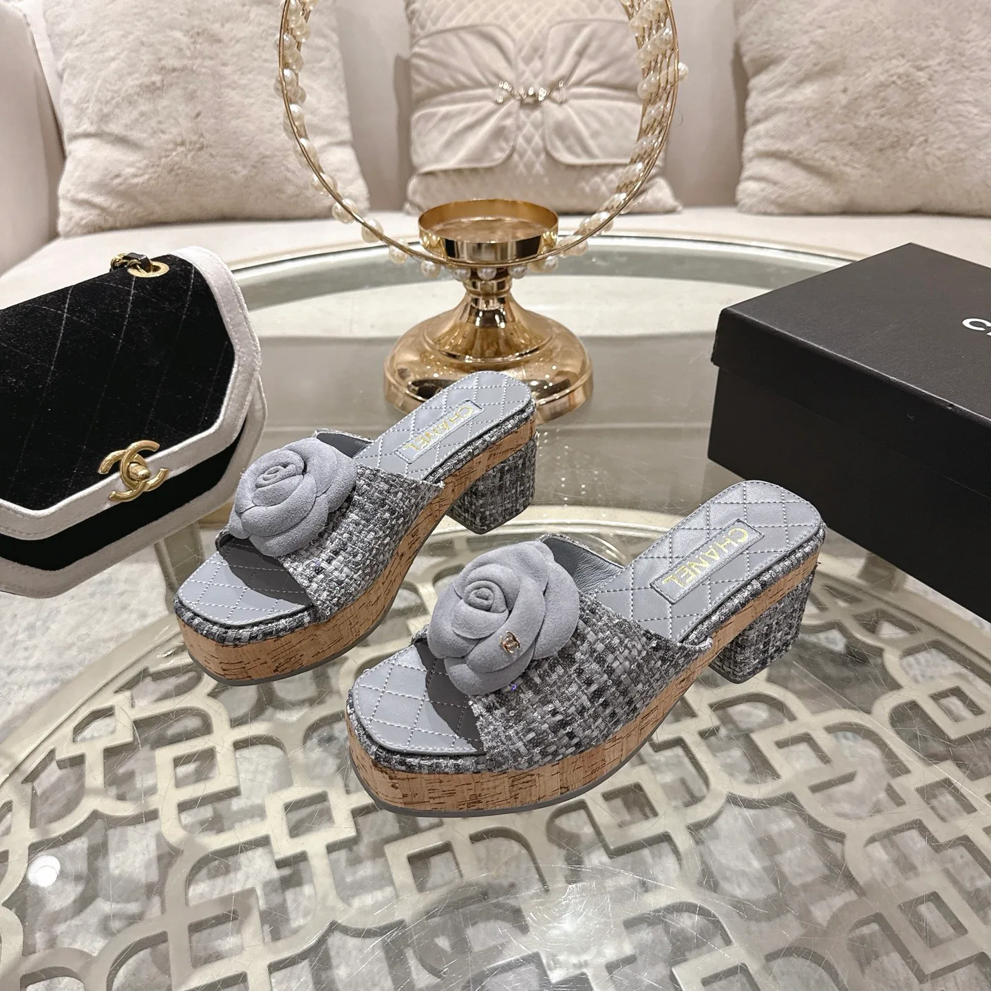 Босоножки Женские Chanel 1529105