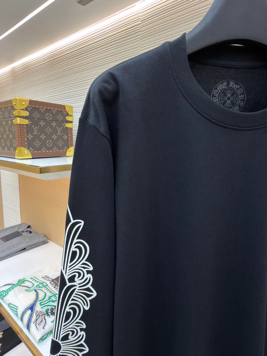 Лонгсливы Мужские Chrome Hearts 11399352