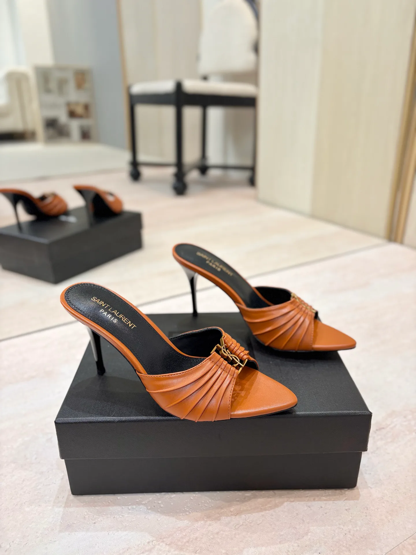 Мюли И Сабо Женские Saint Laurent 17476061