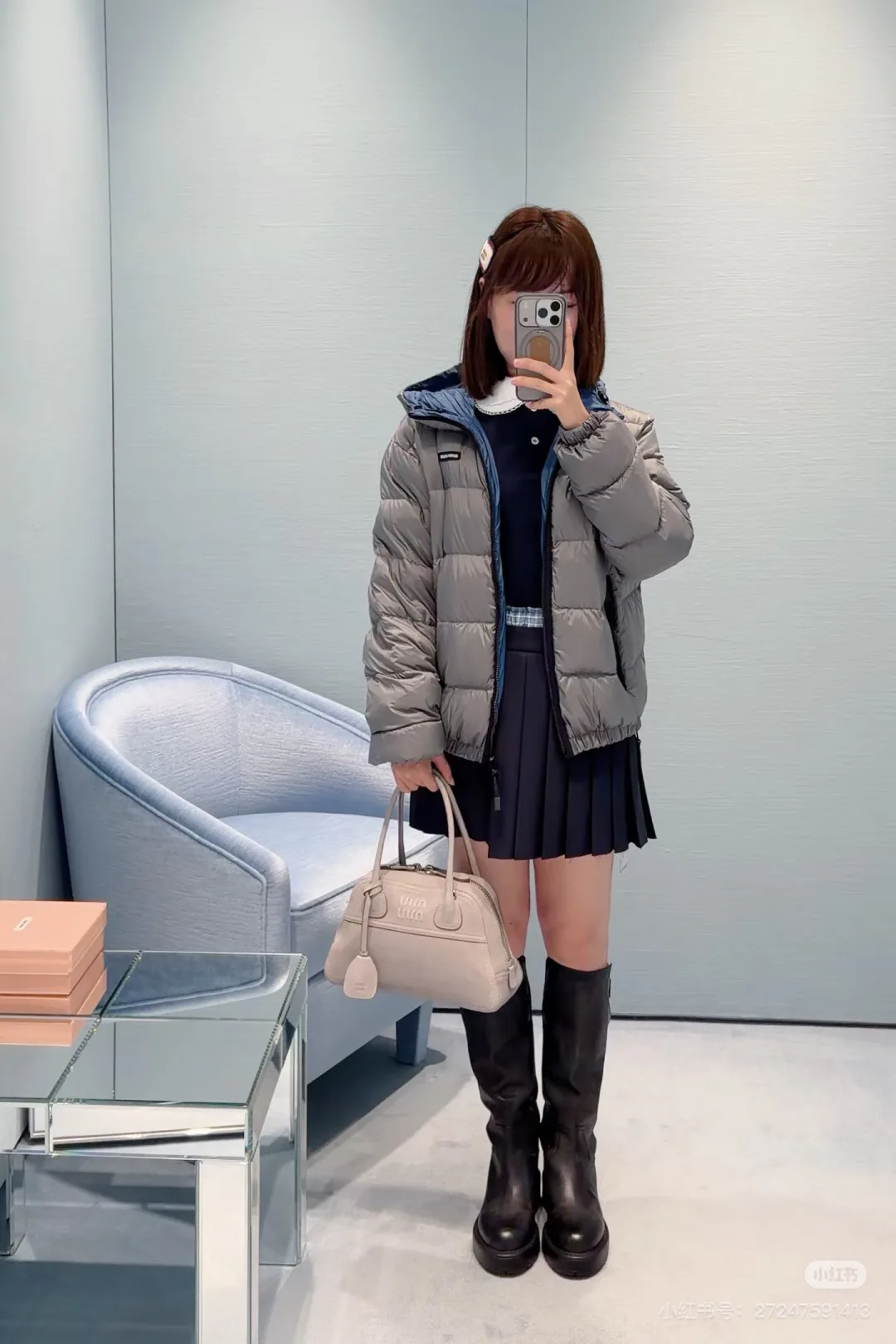 Куртки И Пуховики Женские Miu Miu 18221113