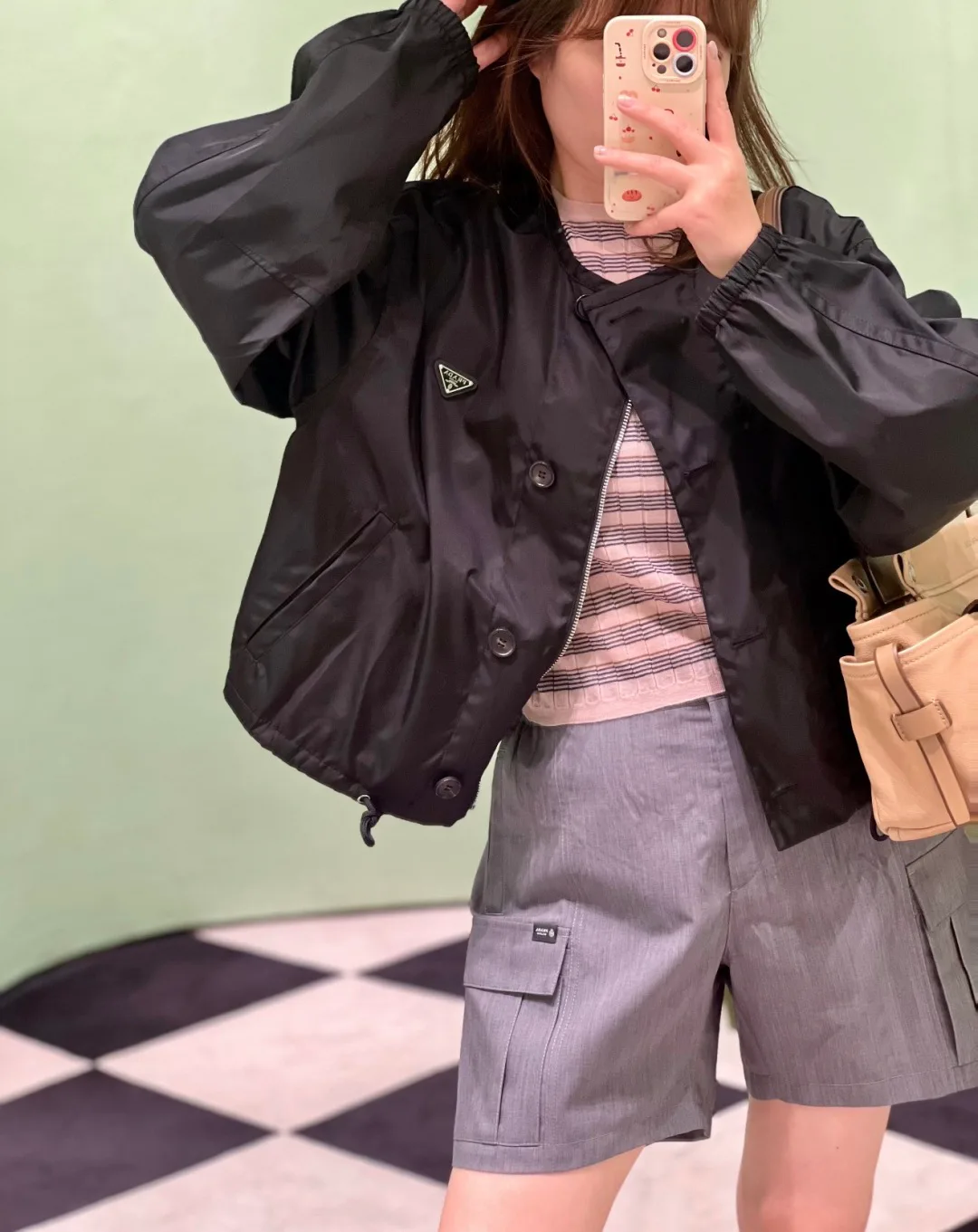 Куртки И Пуховики Женские Prada 17995957
