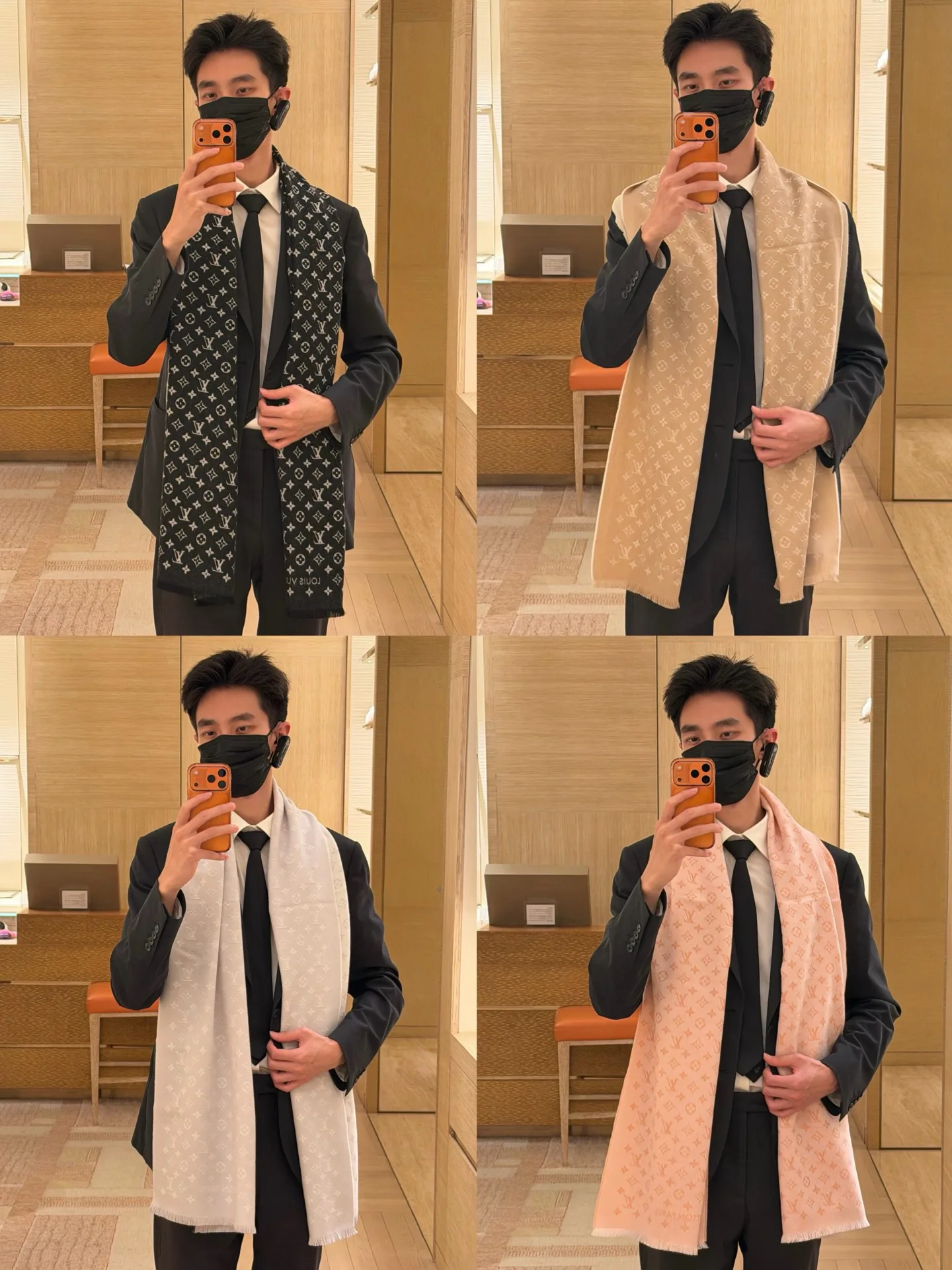 Шарфы Louis Vuitton 18426914