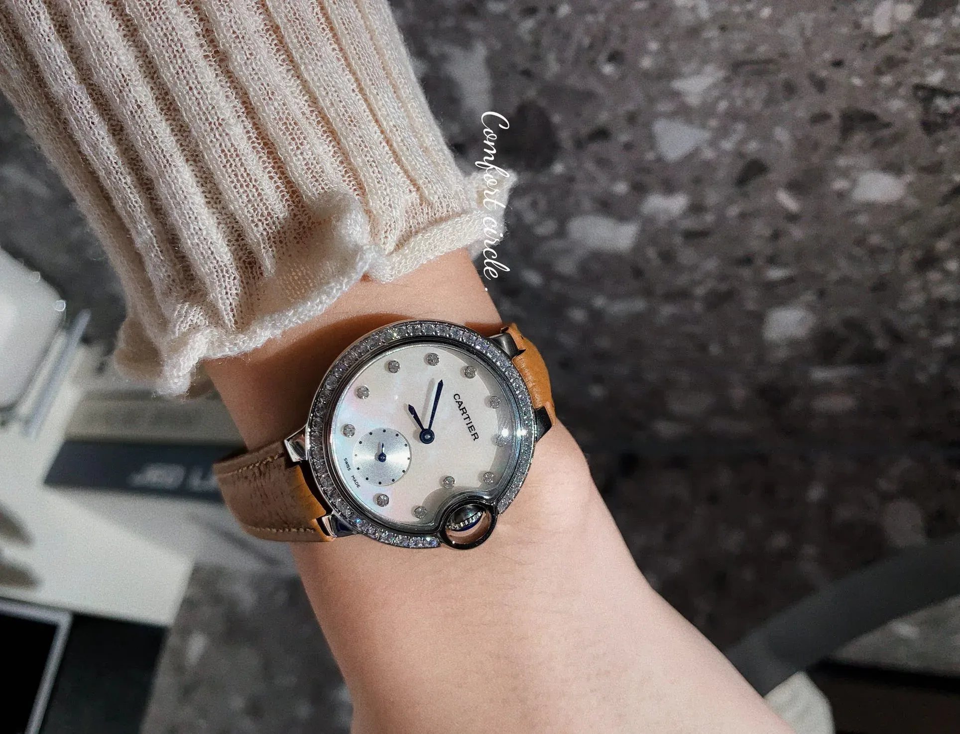 Часы Женские Cartier 1892294