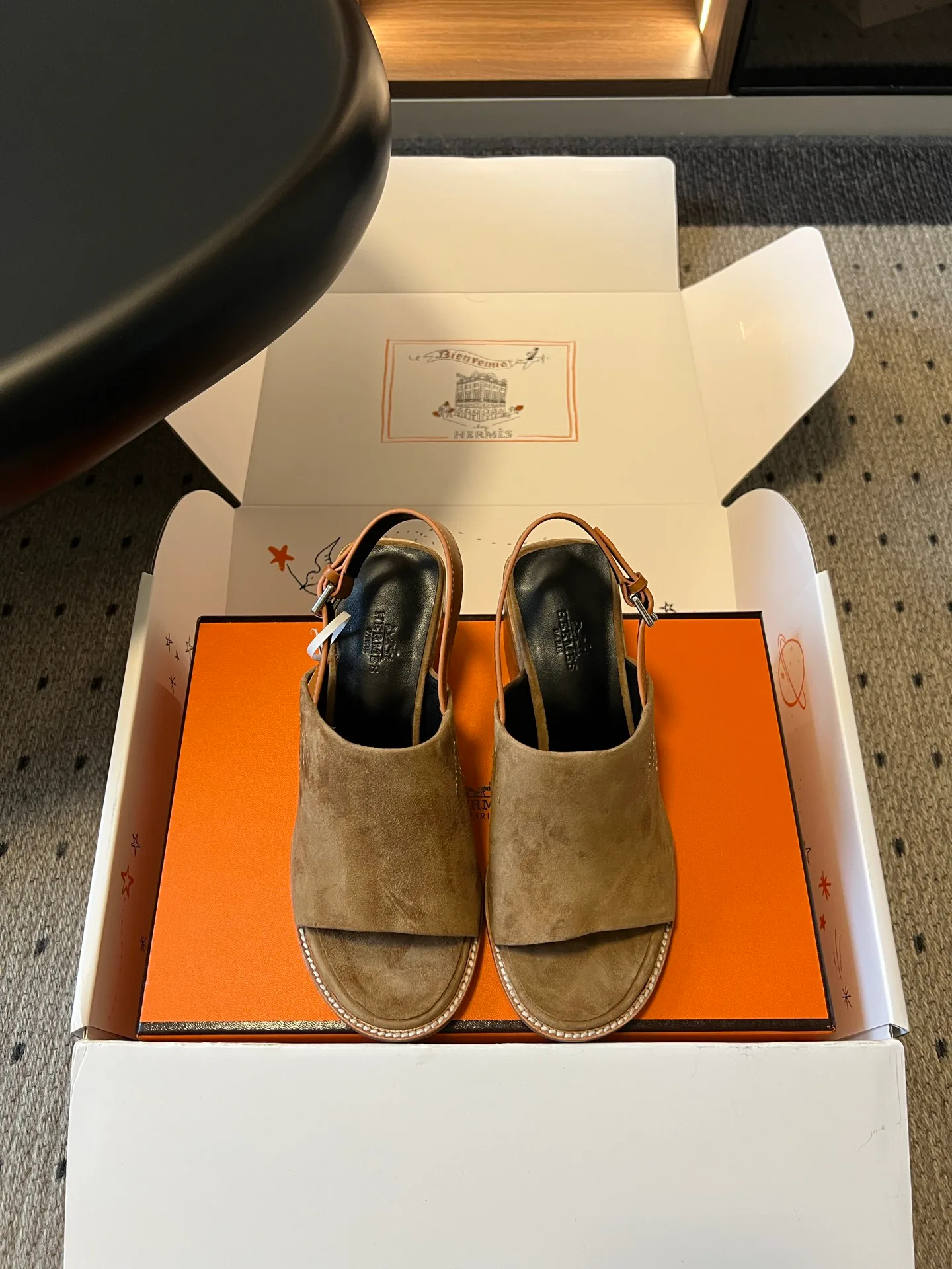 Босоножки Женские Hermes 14622786