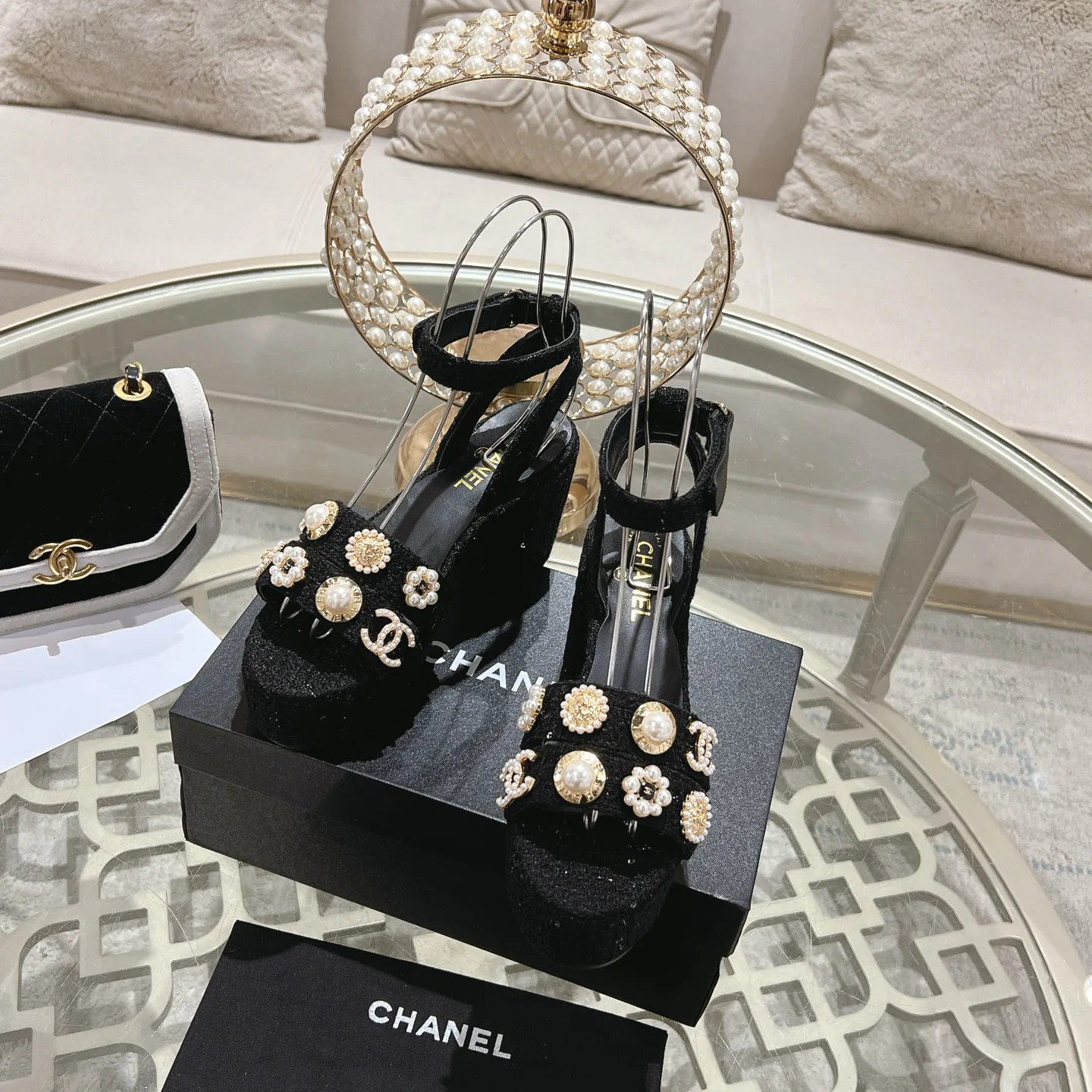 Босоножки Женские Chanel 33013