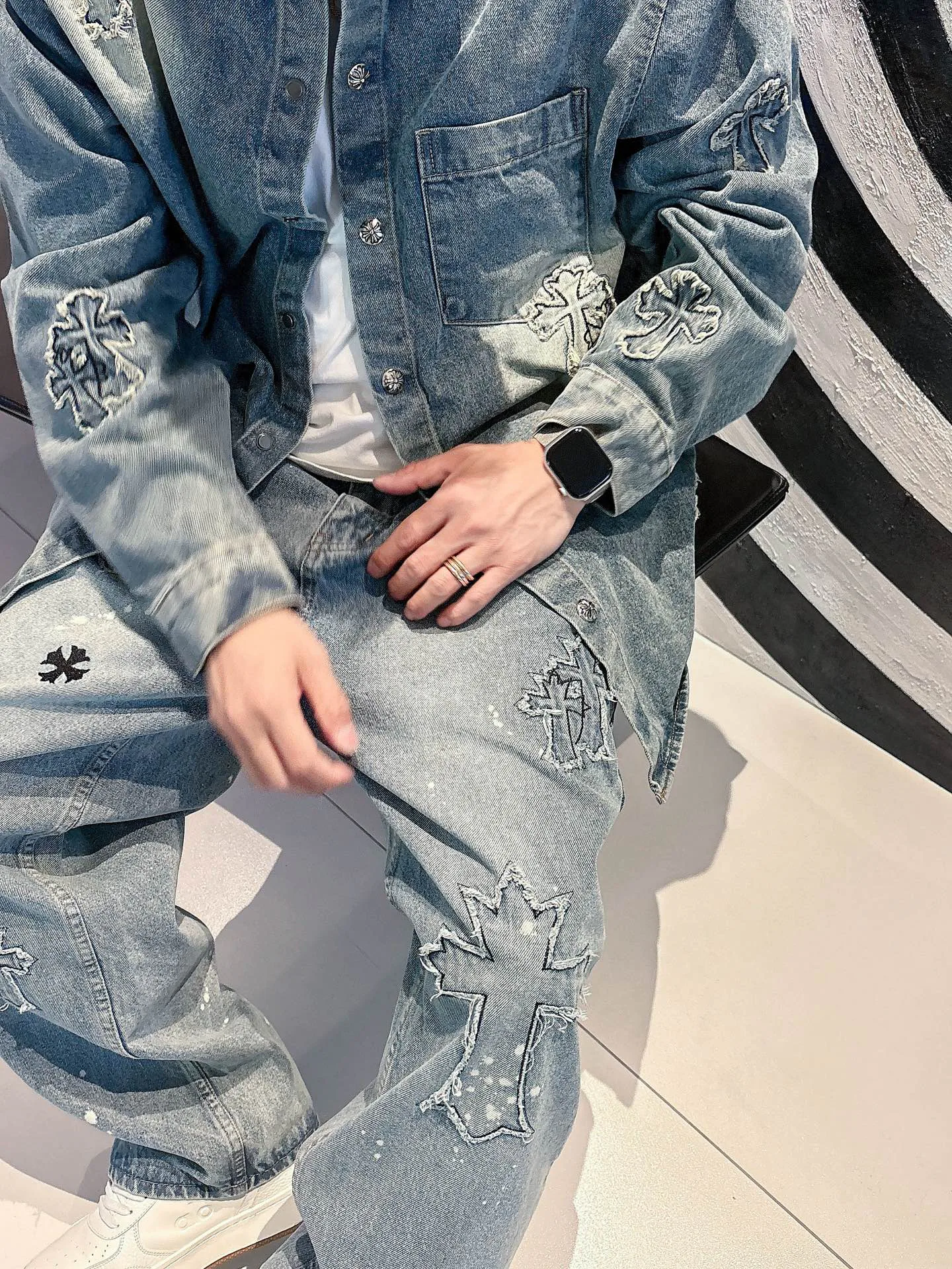 Куртки И Пуховики Мужские Chrome Hearts 787684