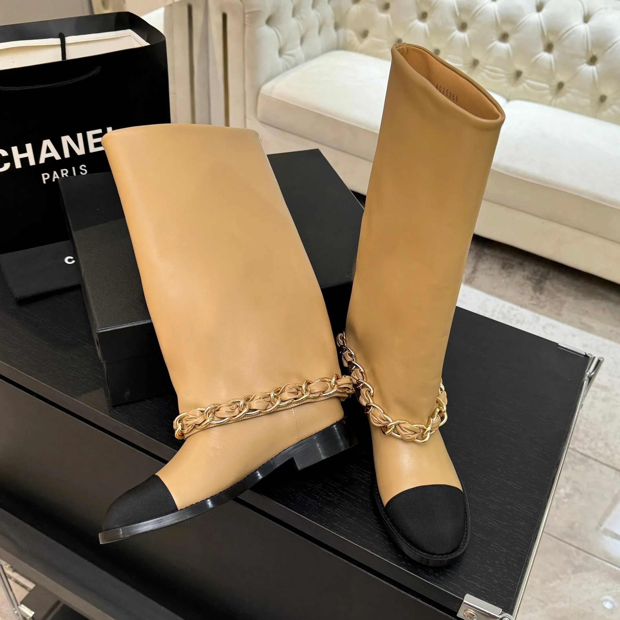 Сапоги Женские Chanel 490772